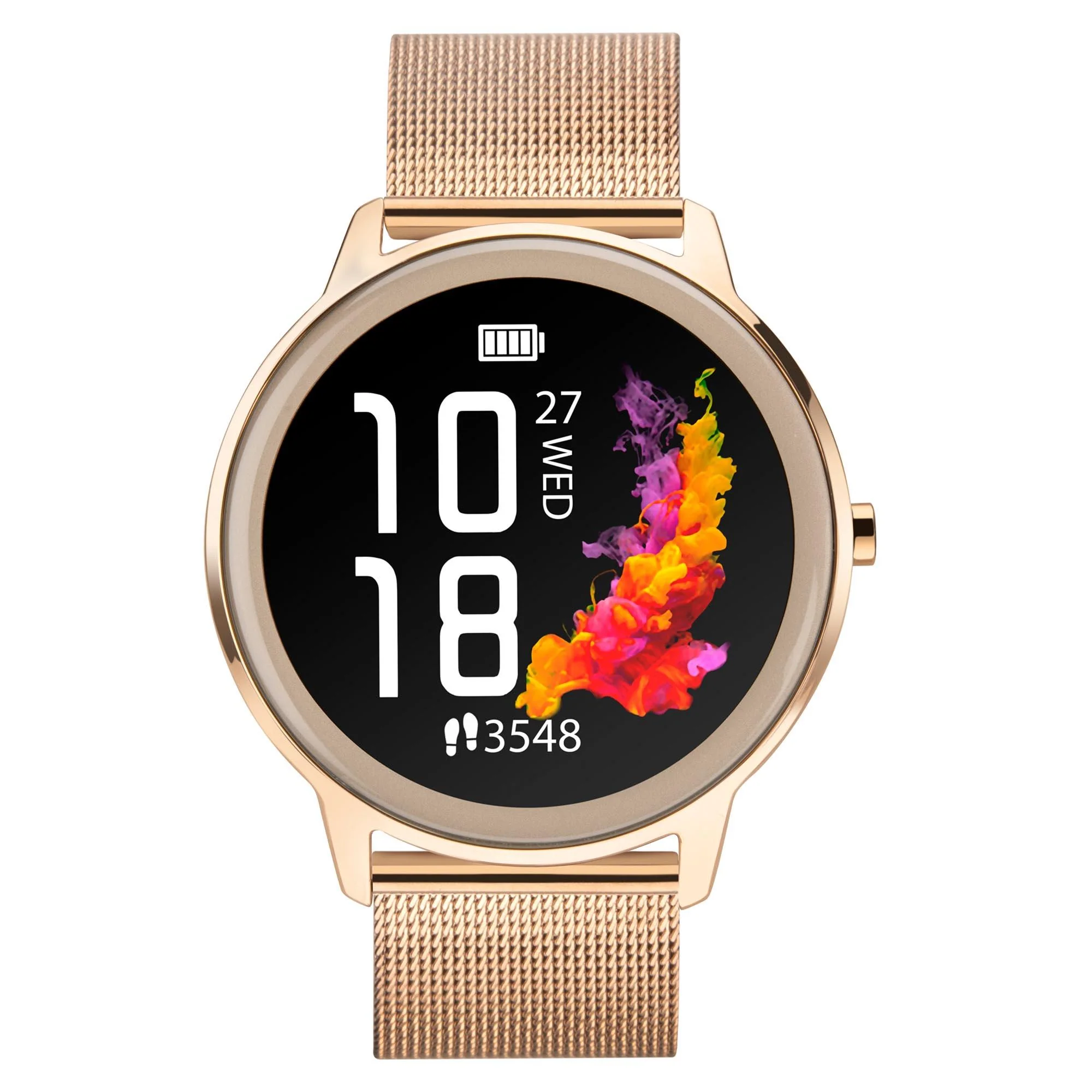 Sekonda Smartwatch Quartz Rose Gold Bracelet Ladies Watch 40388 - Image 8
