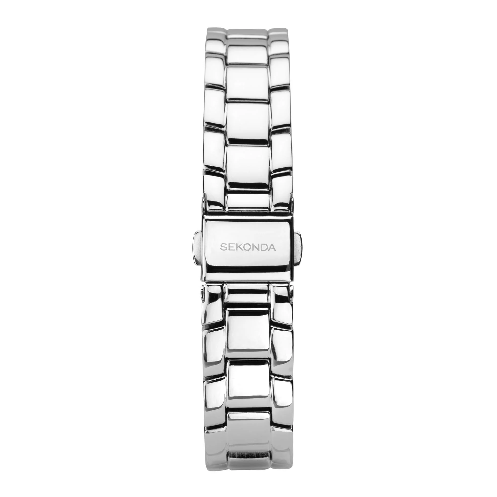 Seksy Classic Quartz Pink Dial Stainless Steel Bracelet Ladies Watch 2947 - Image 4
