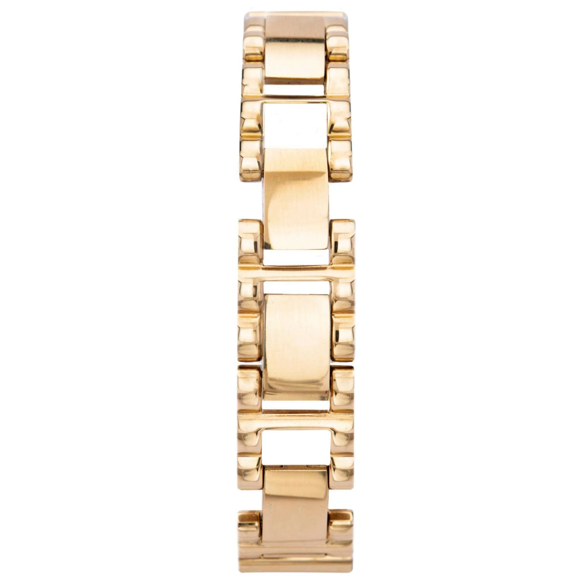 Seksy Edge Quartz Silver Dial Gold PVD Stainless Steel Bracelet Ladies Watch 2866 - Image 3