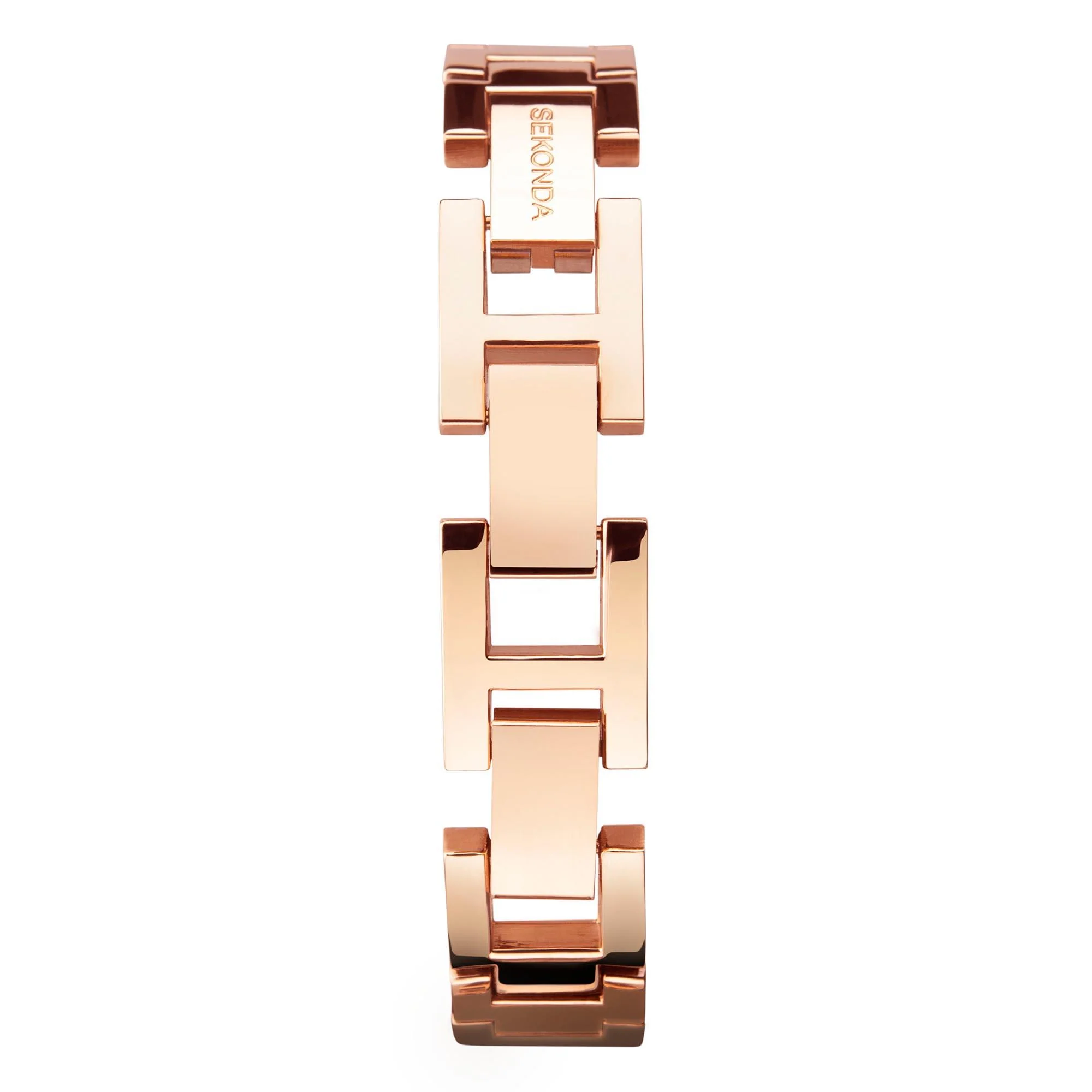 Seksy Quartz Rose Gold Dial Rose Gold PVD Stainless Steel Bracelet Ladies Watch 2669 - Image 4