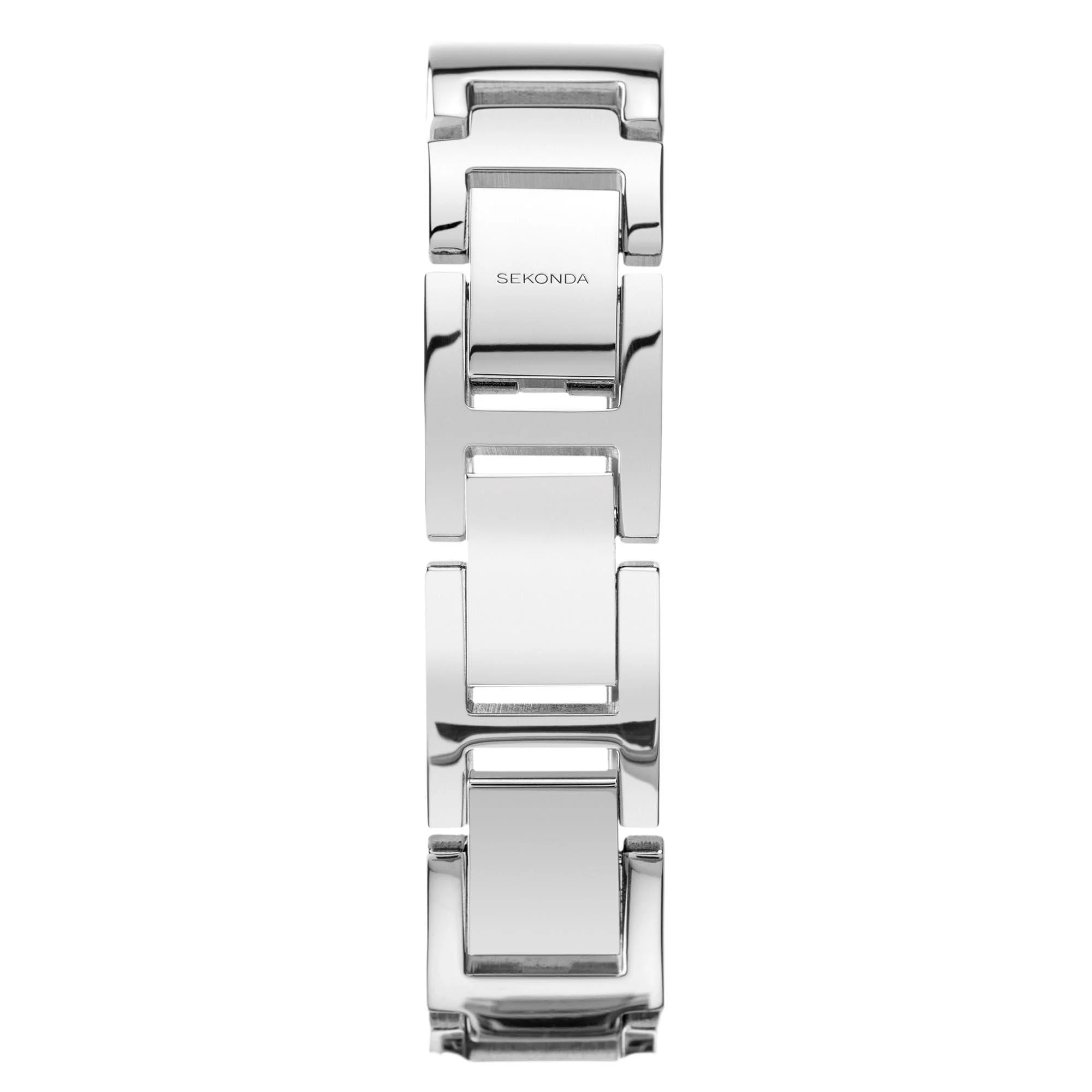 Seksy Rocks Quartz Silver Dial Silver Brass Bracelet Ladies Watch 40043 - Image 4