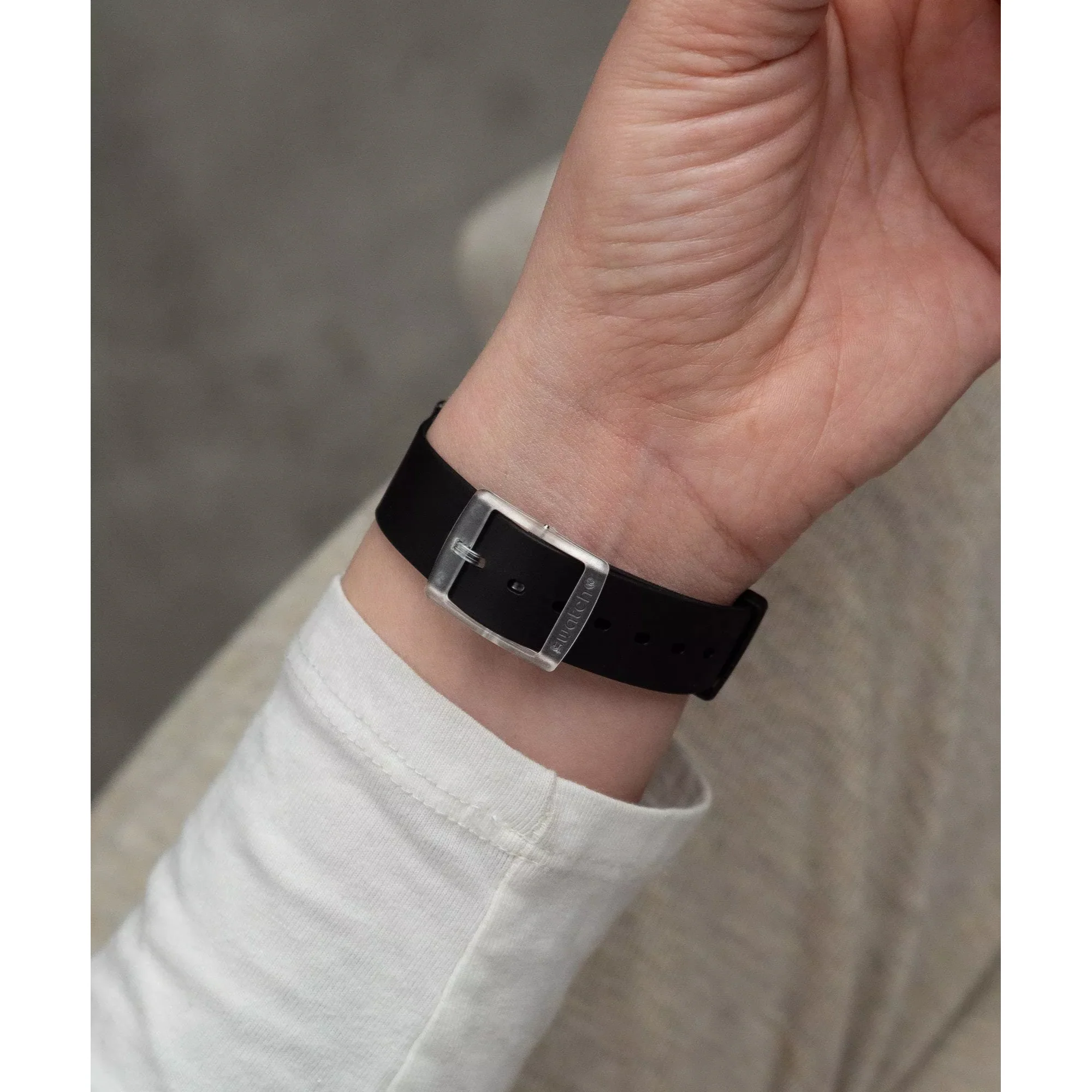 Swatch Black Classiness Case Black Dial Watch SS08K103 - Image 5