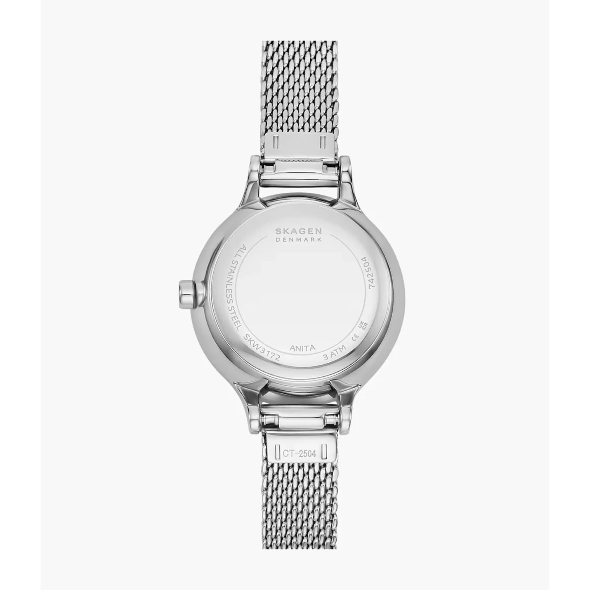 Skagen Anita Micro Quartz Blue Dial Steel Strap Women's Watch SKW3172 - Image 5