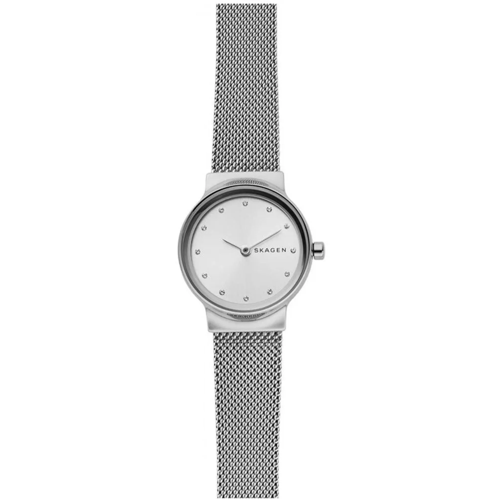 Skagen Freja Lille Steel Mesh White Silver Dial Women’s Watch SKW2715 - Image 7