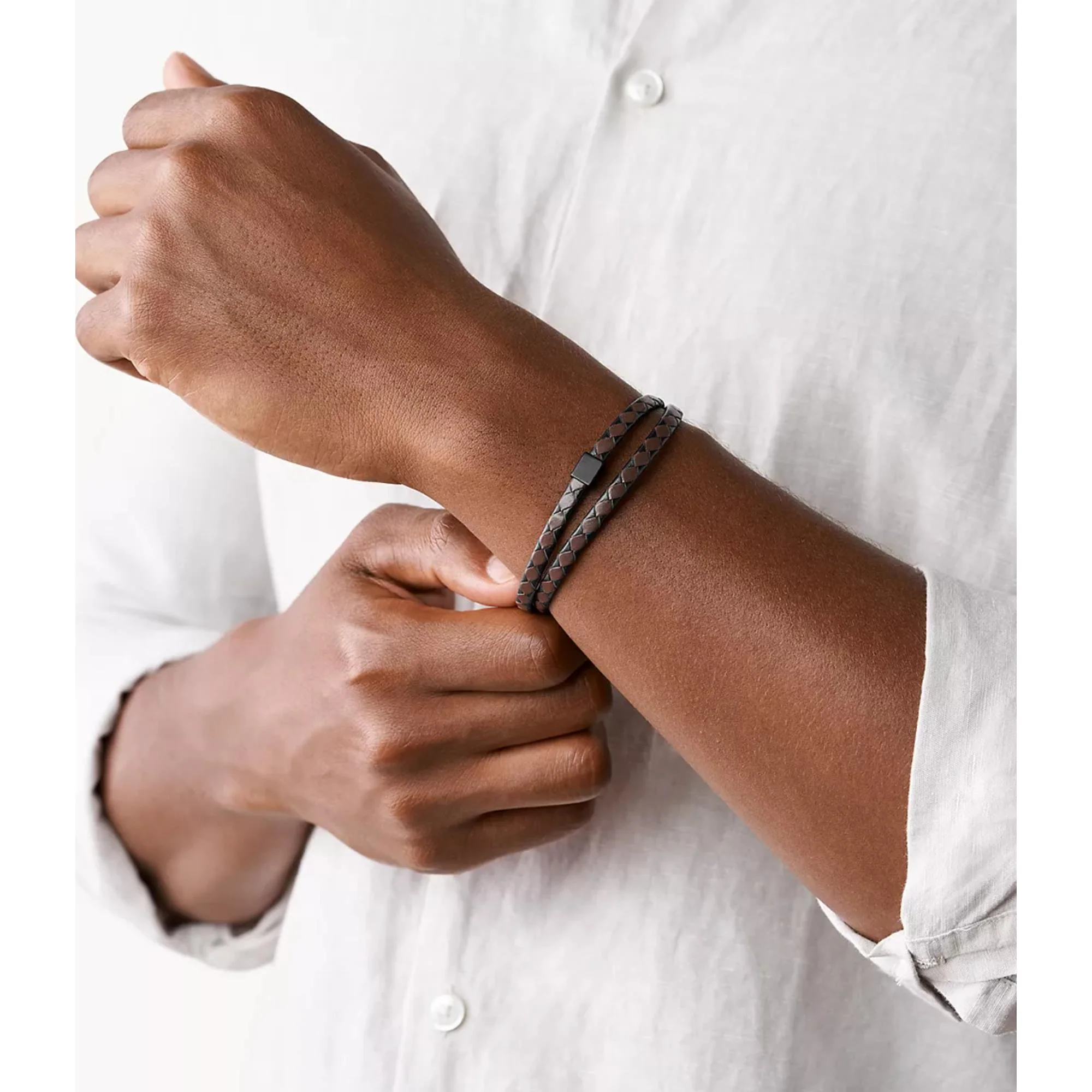 Skagen Hulsten Two-Tone Stainless Steel Strap Men's Bracelet SKJM0185998 - Image 2
