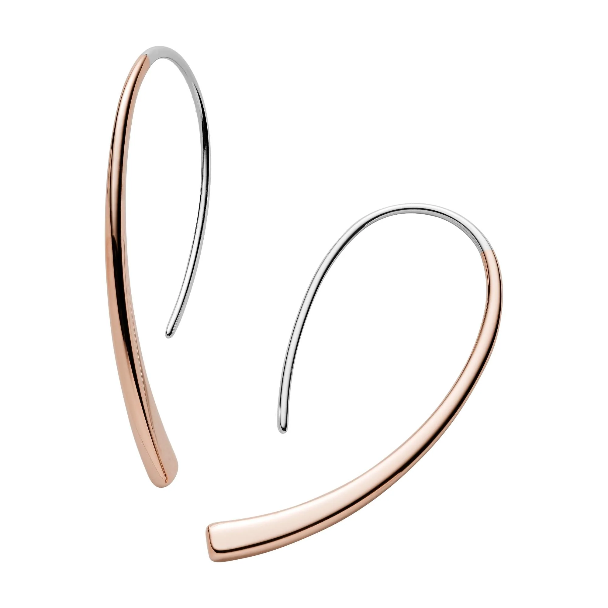 Skagen Kariana Rose Gold-Tone Threader Women's Earrings SKJ1212998 - Image 4