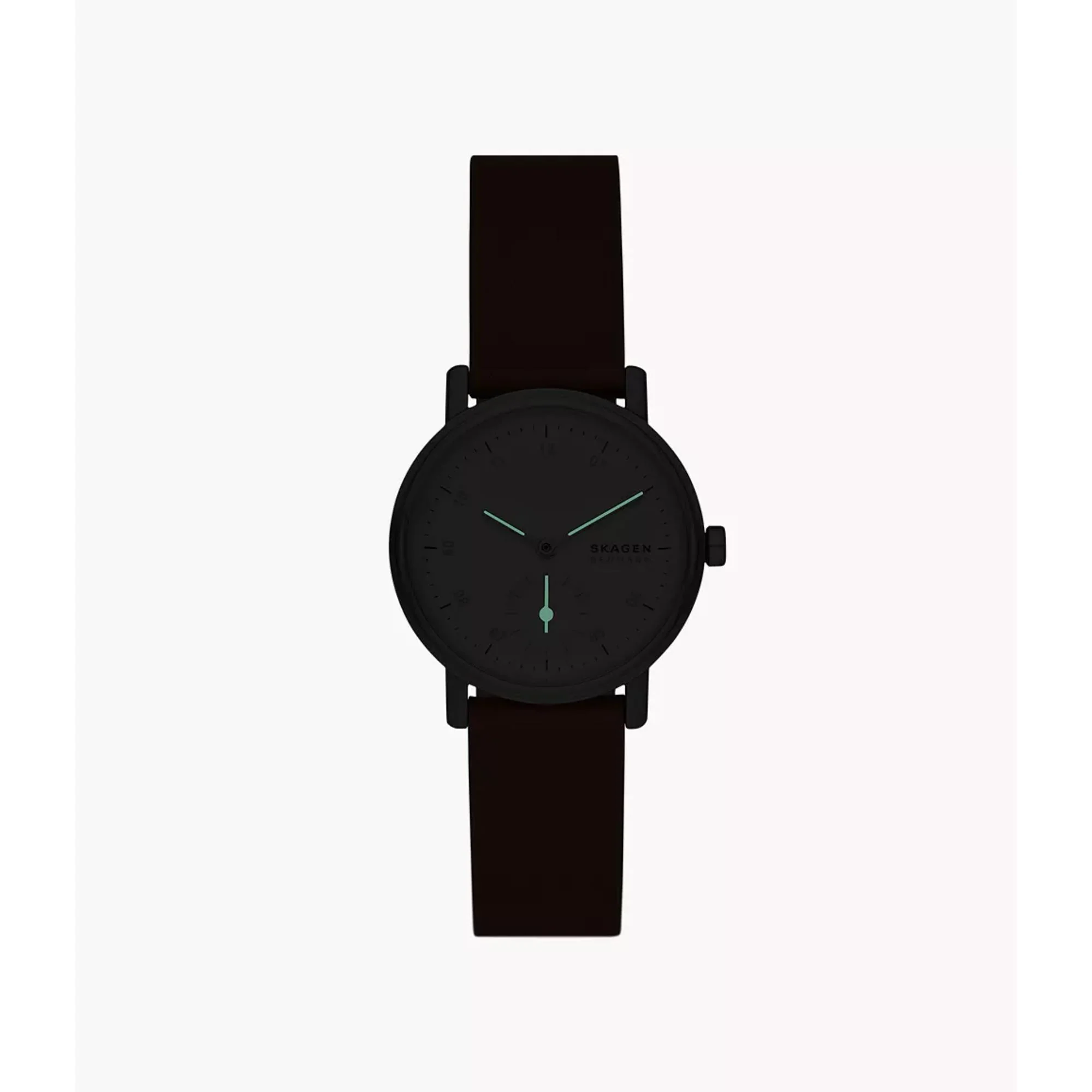 Skagen Kuppel Lille Sub-Second Brown Leather White Dial Women’s Watch SKW3103 - Image 11