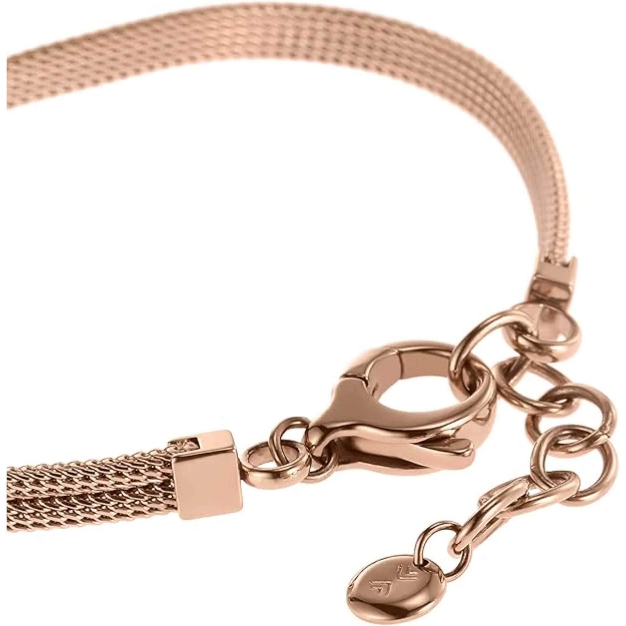 Skagen Linje Modern Rose Gold-Tone Circle Women's Bracelet SKJ0851791 - Image 6