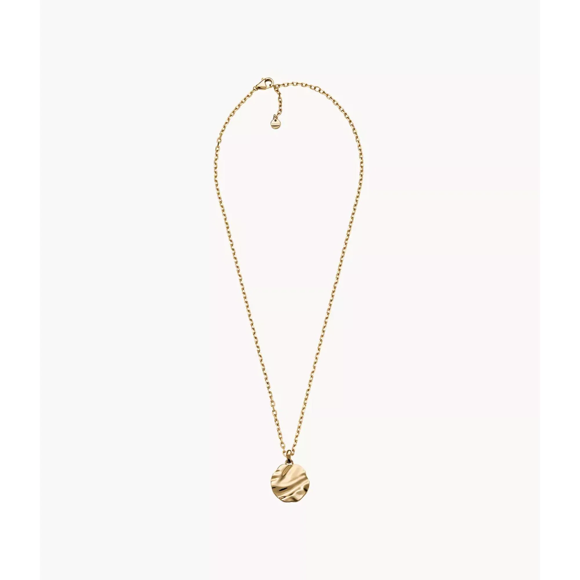 Skagen Moderne Stak Gold-Tone Stainless Steel Pendant Women Necklace SKJ1882710 - Image 3