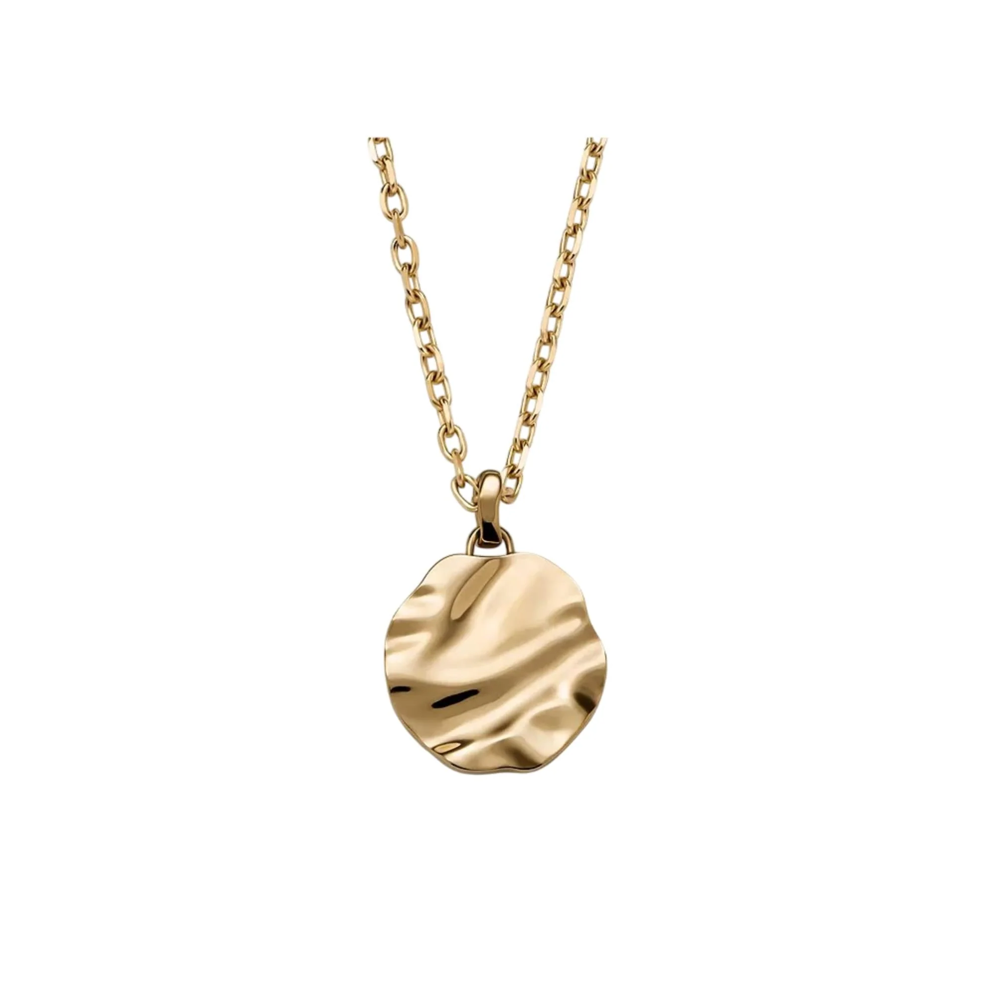 Skagen Moderne Stak Gold-Tone Stainless Steel Pendant Women Necklace SKJ1882710 - Image 4