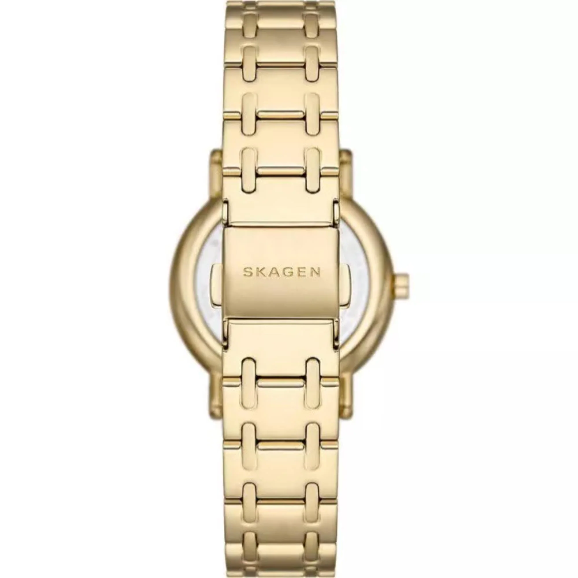 Skagen Signatur Lille Gold Stainless Steel Bracelet Gold Dial Women’s Watch SKW3124 - Image 8