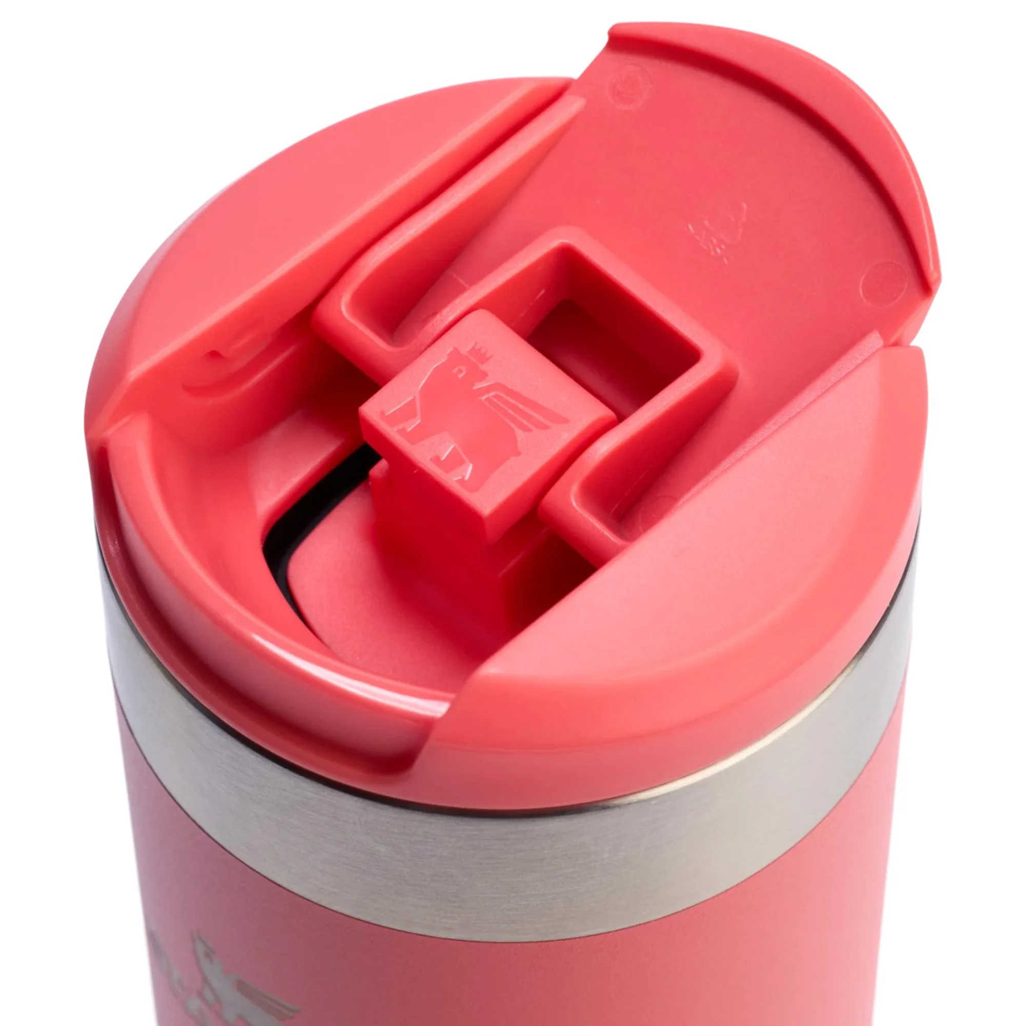 Stanley Aerolight Transit Hot Coral Travel Mug | 0.47L 10-10787-222 - Image 3