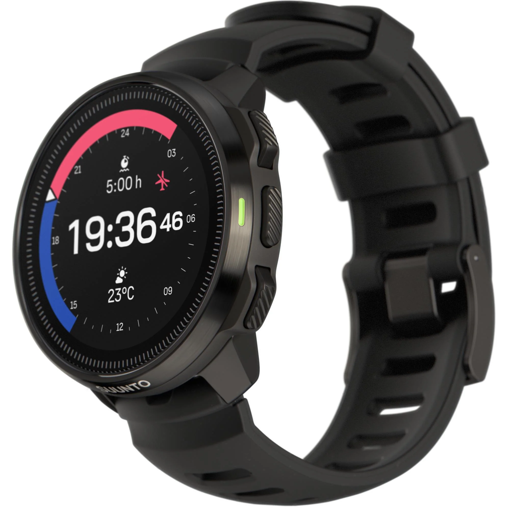 Suunto Ocean All Black Digital Silicone Strap Unisex Smart Dive Watch SS050982000 - Image 8