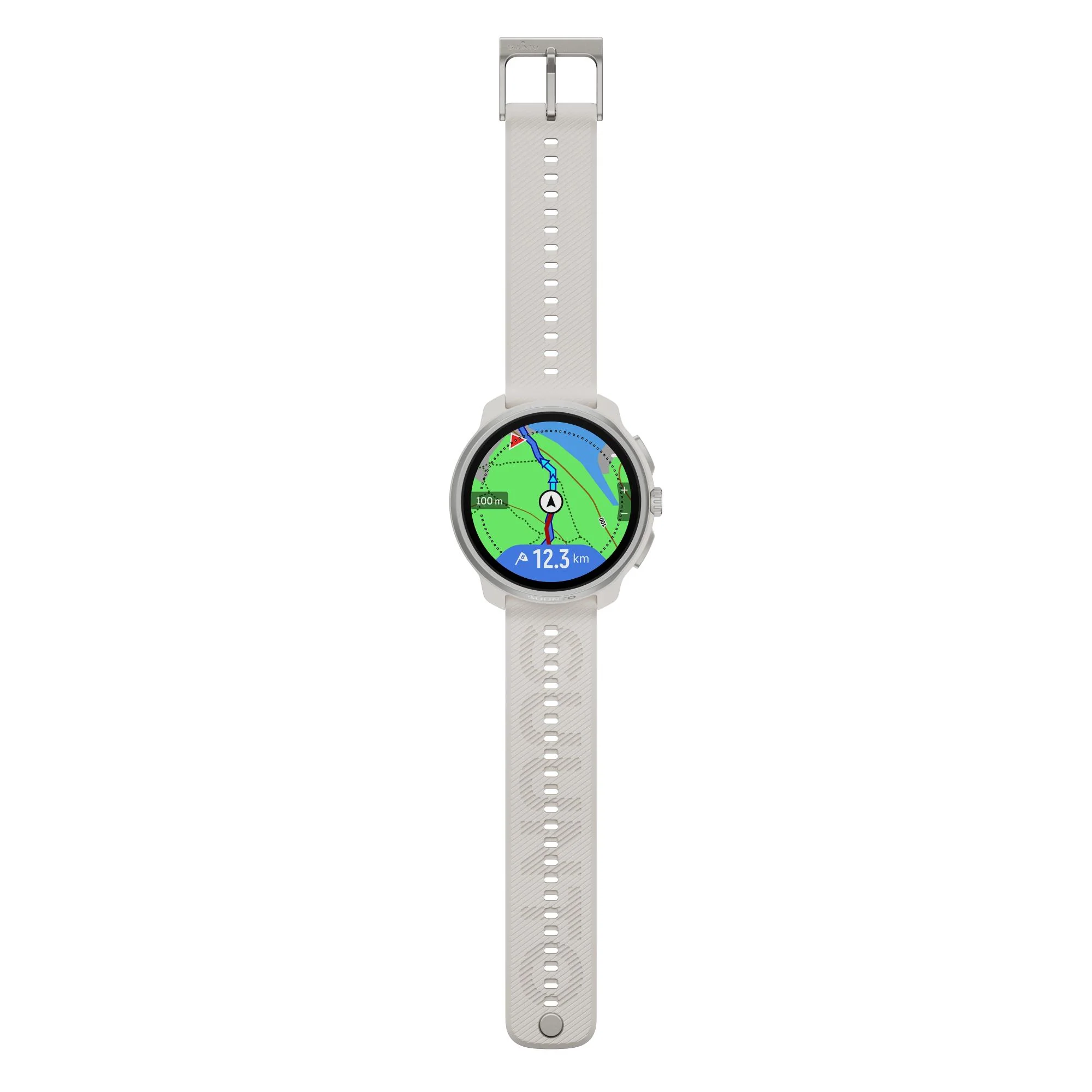 Suunto Race 2 Feather Gray AMOLED Digital Silicone Strap Unisex Smart Fitness Watch SS051201000 - Image 9