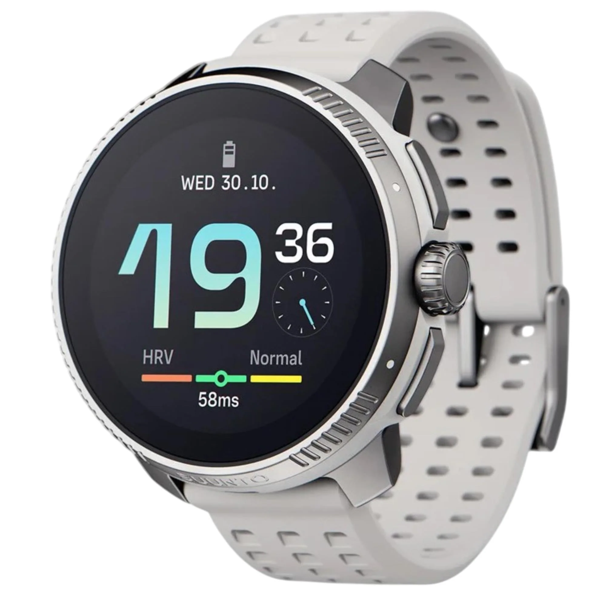 Suunto Race Birch AMOLED Digital Silicone Strap Unisex Smart Fitness Watch SS050931000 - Image 3