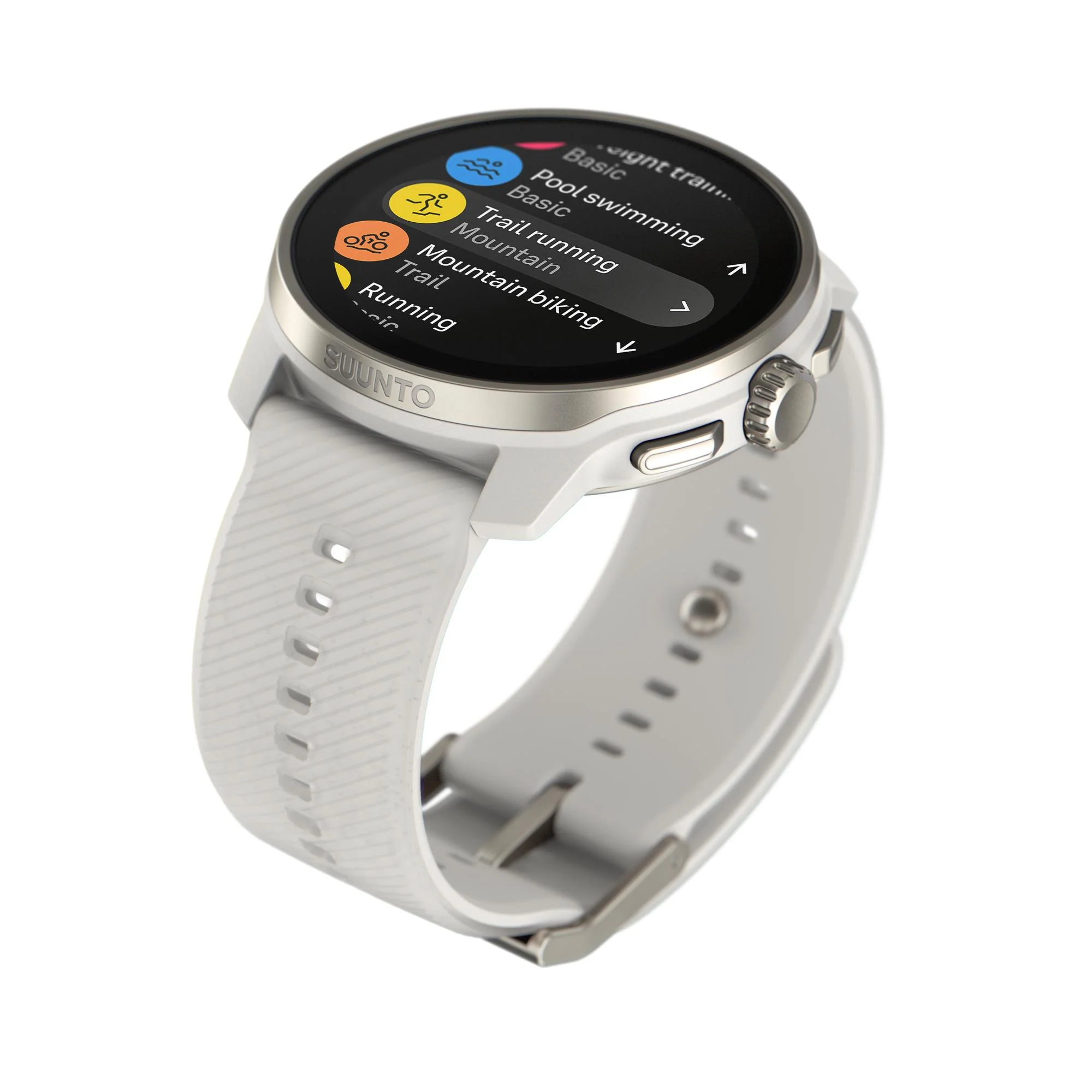 Suunto Race S Powder Gray AMOLED Digital Silicone Strap Unisex Smart Fitness Watch SS051017000 - Image 6