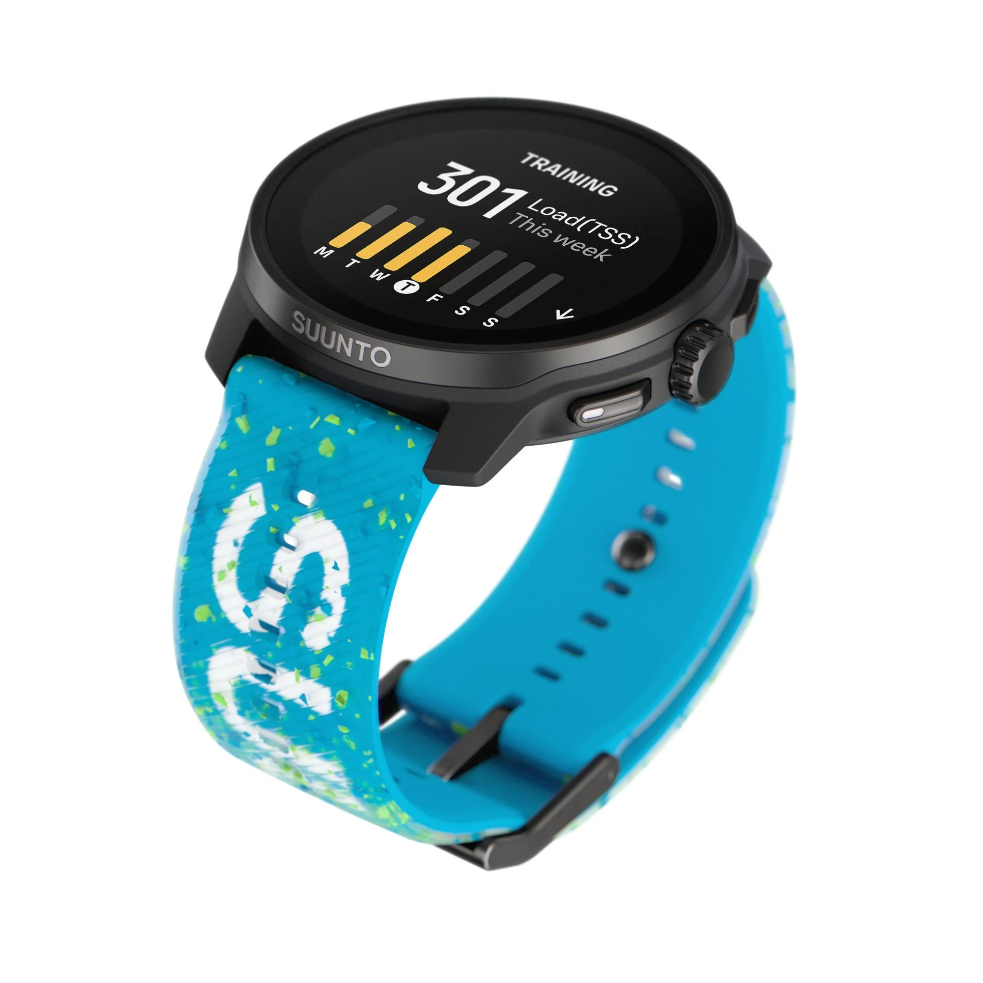 Suunto Race S Power Blue AMOLED Digital Silicone Strap Unisex Smart Fitness Watch SS051015000 - Image 5