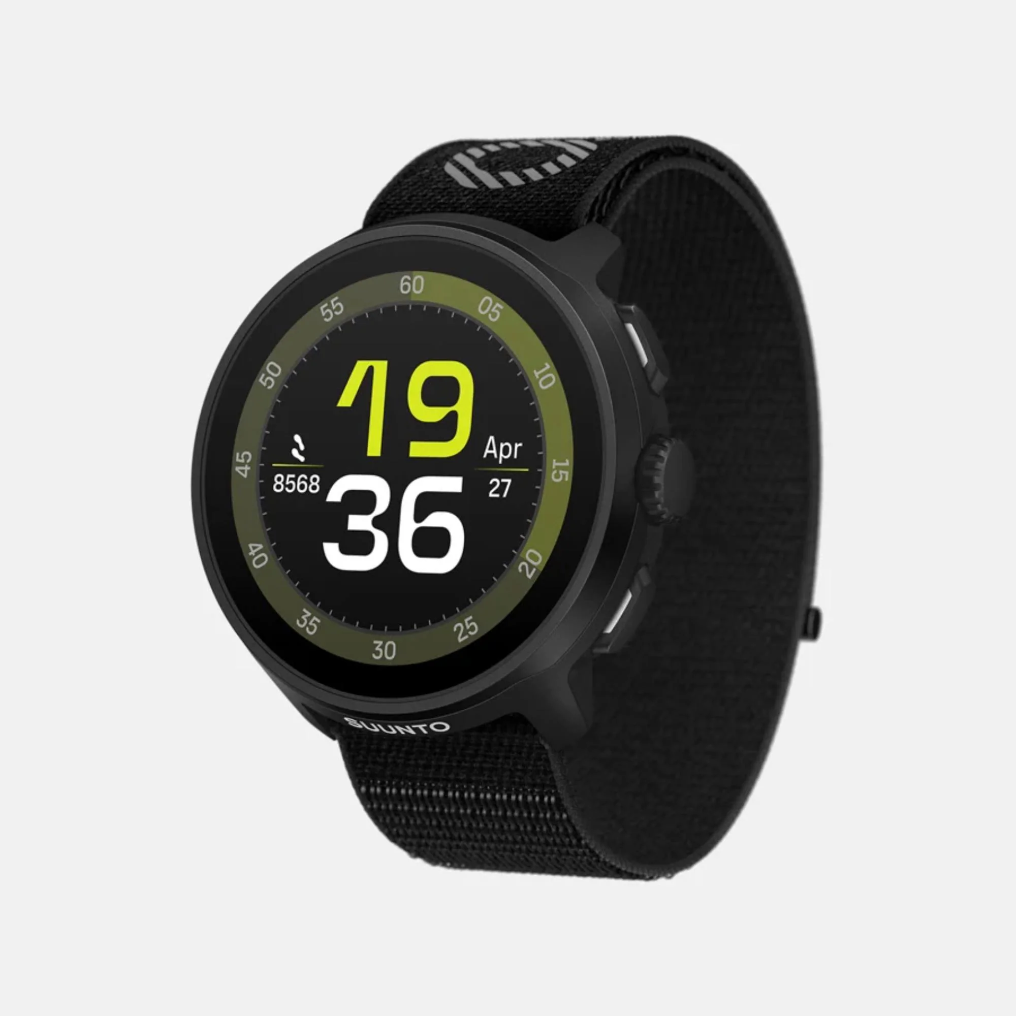 Suunto Run All Black Running AMOLED Digital Nylon Strap Unisex Smart Fitness Watch SS051109000 - Image 3