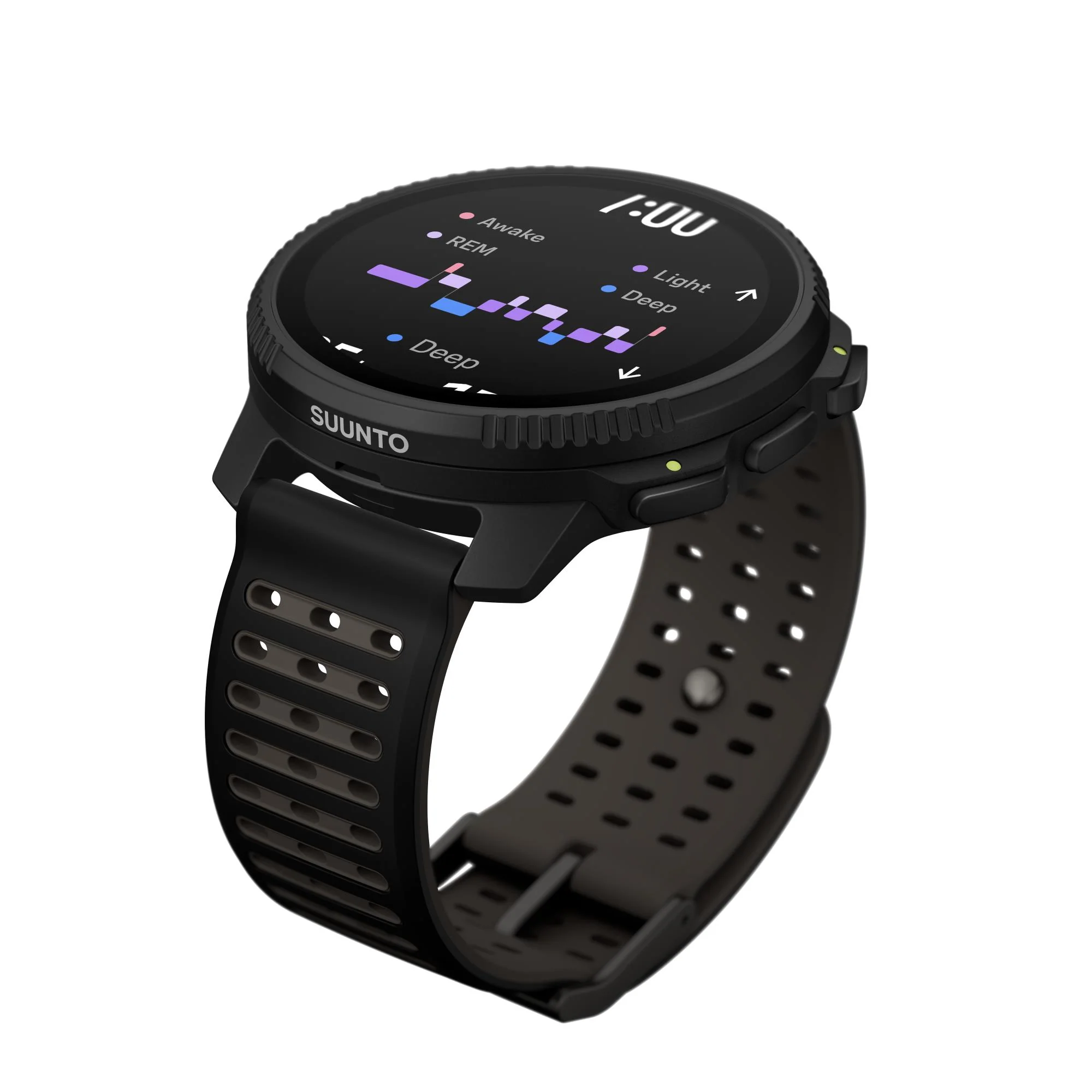 Suunto Vertical 2 All Black AMOLED Digital Silicone Strap Unisex Smart Watch SS051204000 - Image 7