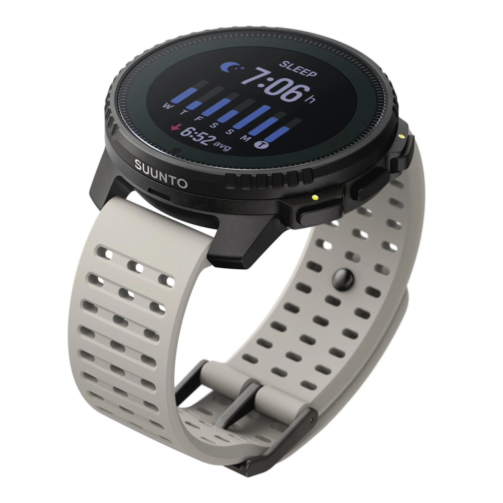 Suunto Vertical Steel Solar Sand Digital Silicone Strap Unisex Smart Watch SS050986000 - Image 9