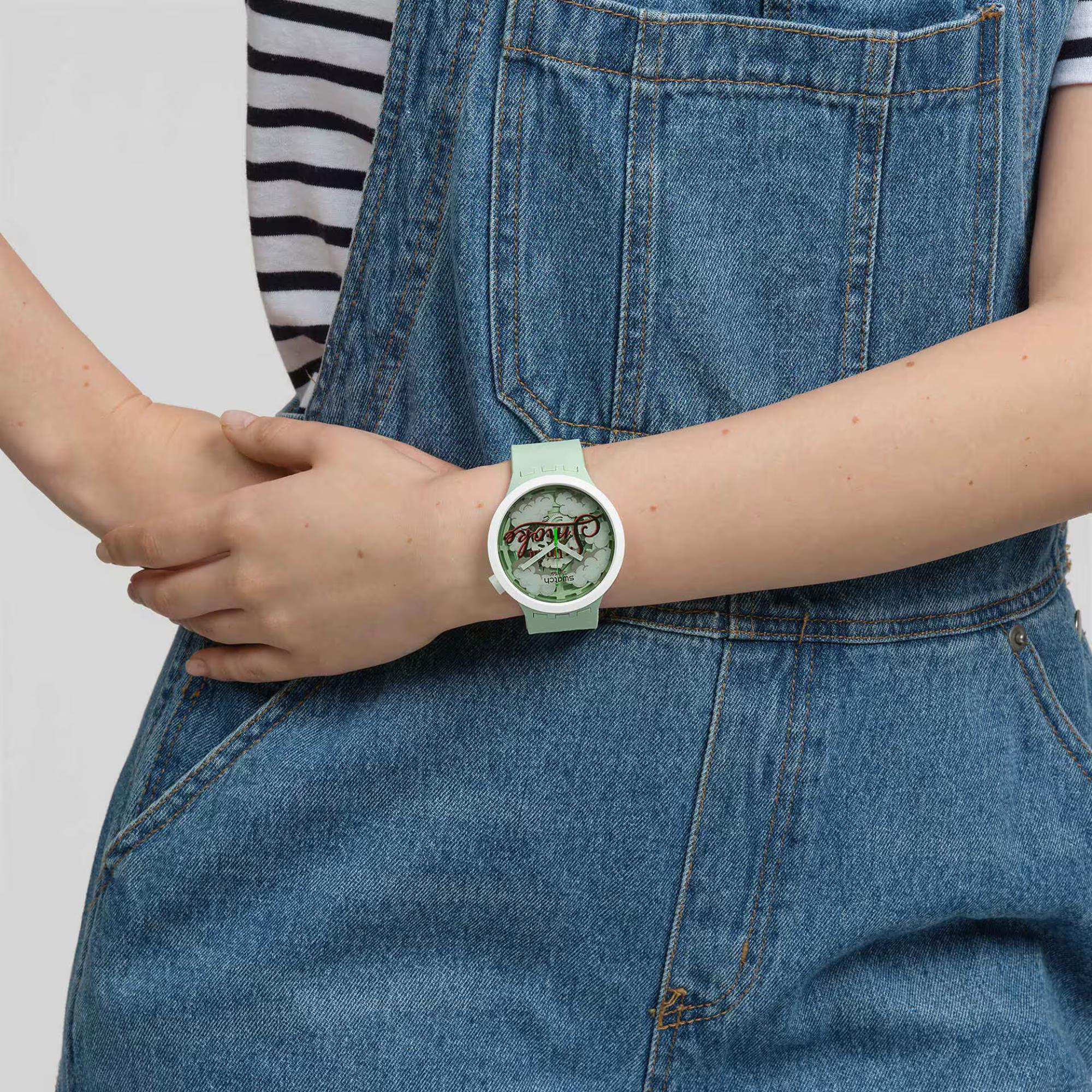 Swatch Big Bold Up in Smoke Cheech & Chong Unisex Watch SB03Z103 - Image 2