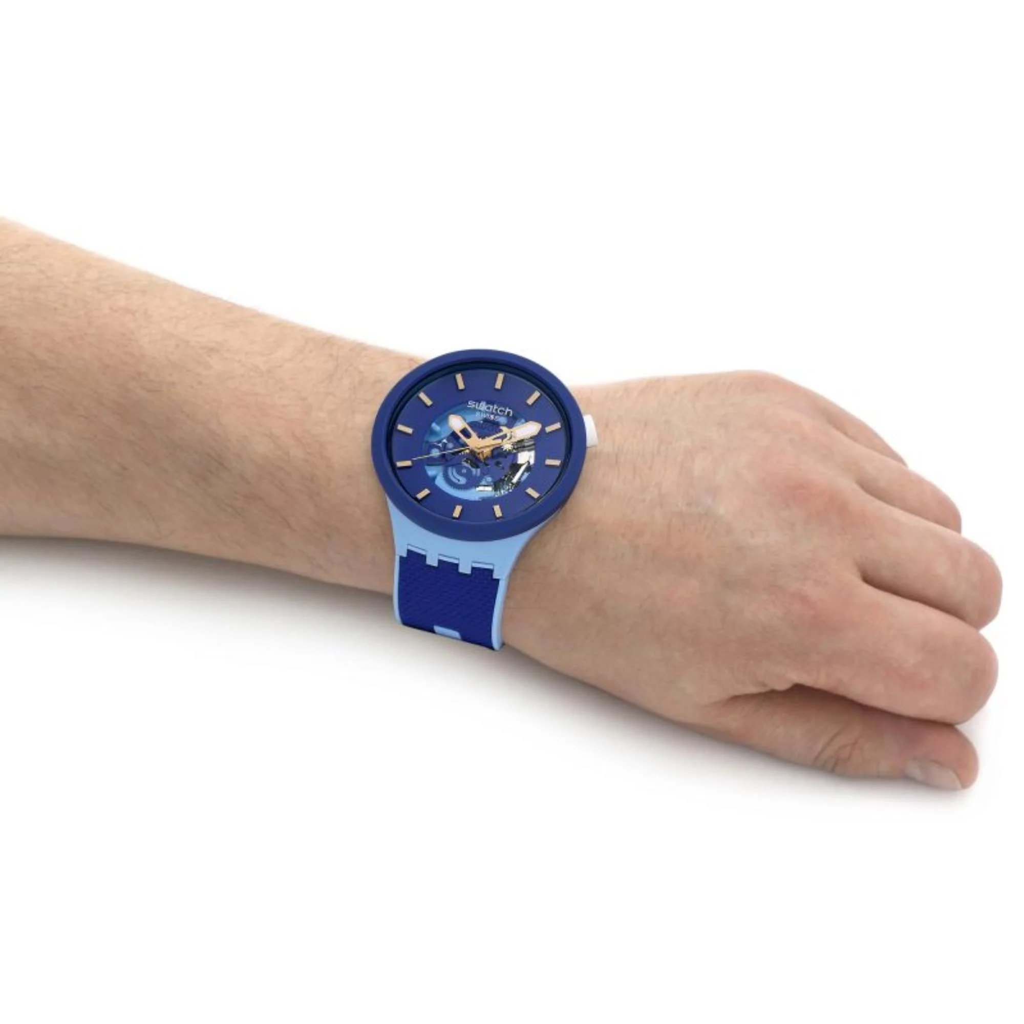 Swatch BOUNCING BLUE Big Bold Watch SB05N105 - Image 17