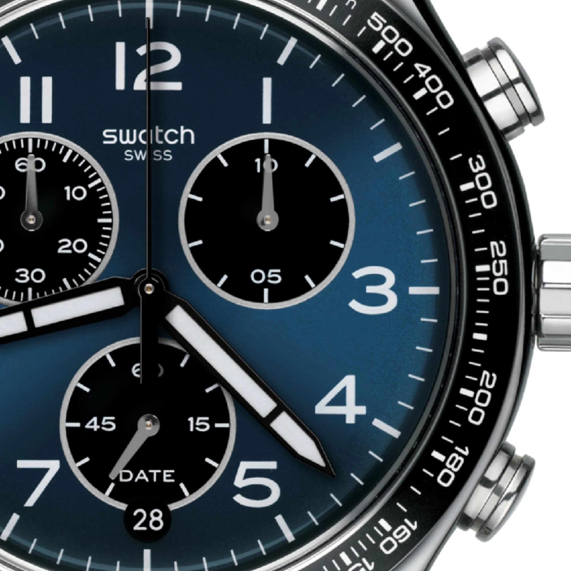 Swatch BOXENGASSE AGAIN Blue Dial Men's Watch YVS423GC - Image 7