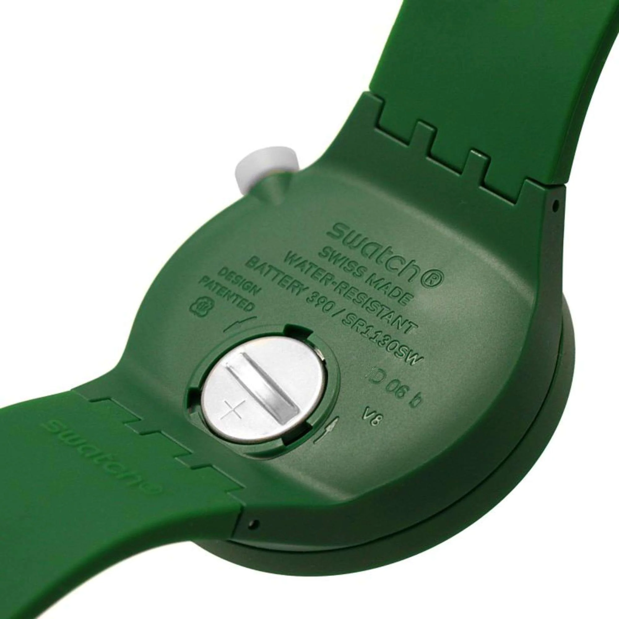 Swatch CAMOFLOWER GREEN Big Bold Bioceramic Watch SB05G104 - Image 5