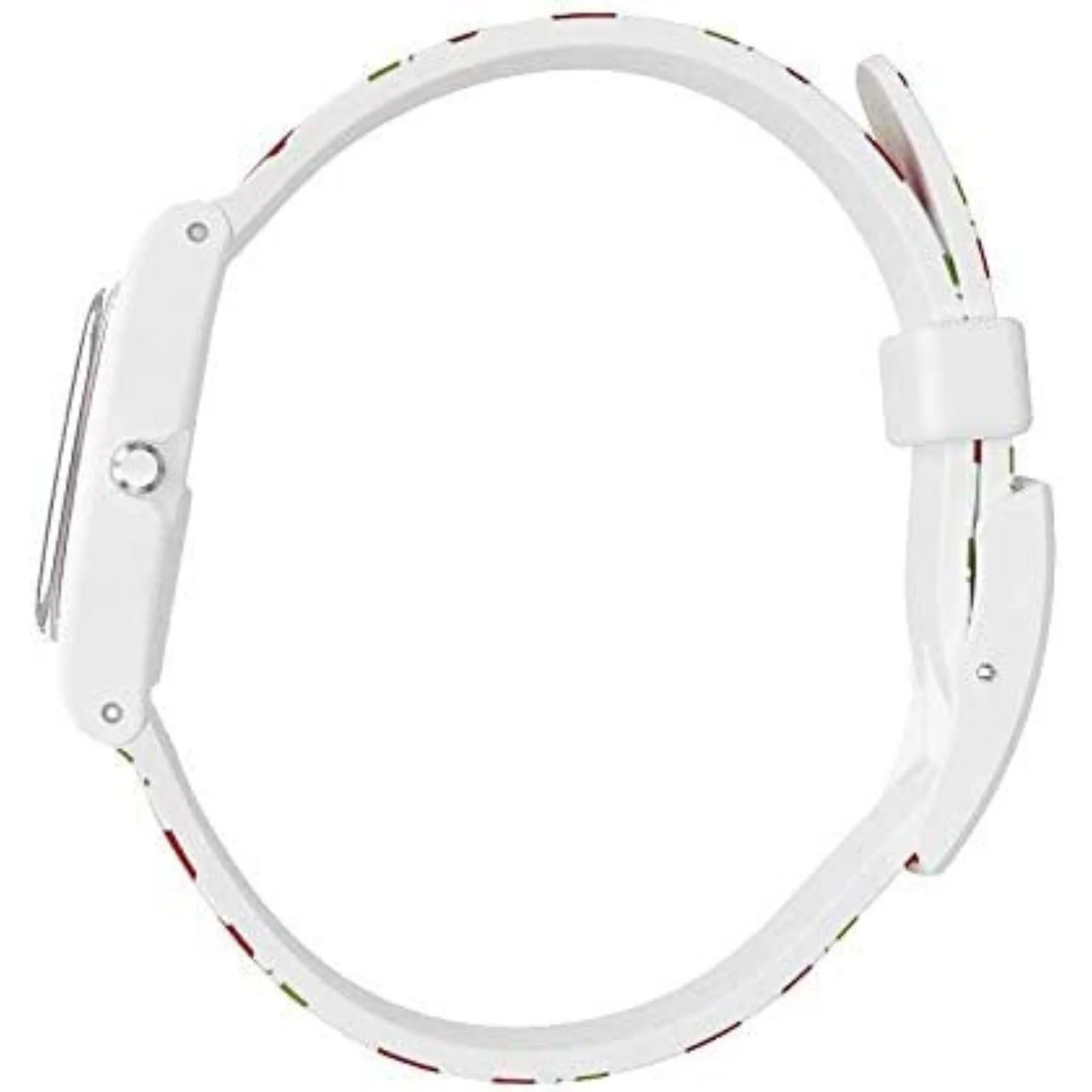 Swatch Cerise Moi Quartz Movement Red Dial Rubber Bracelet Women's Watch LW167 - Image 7