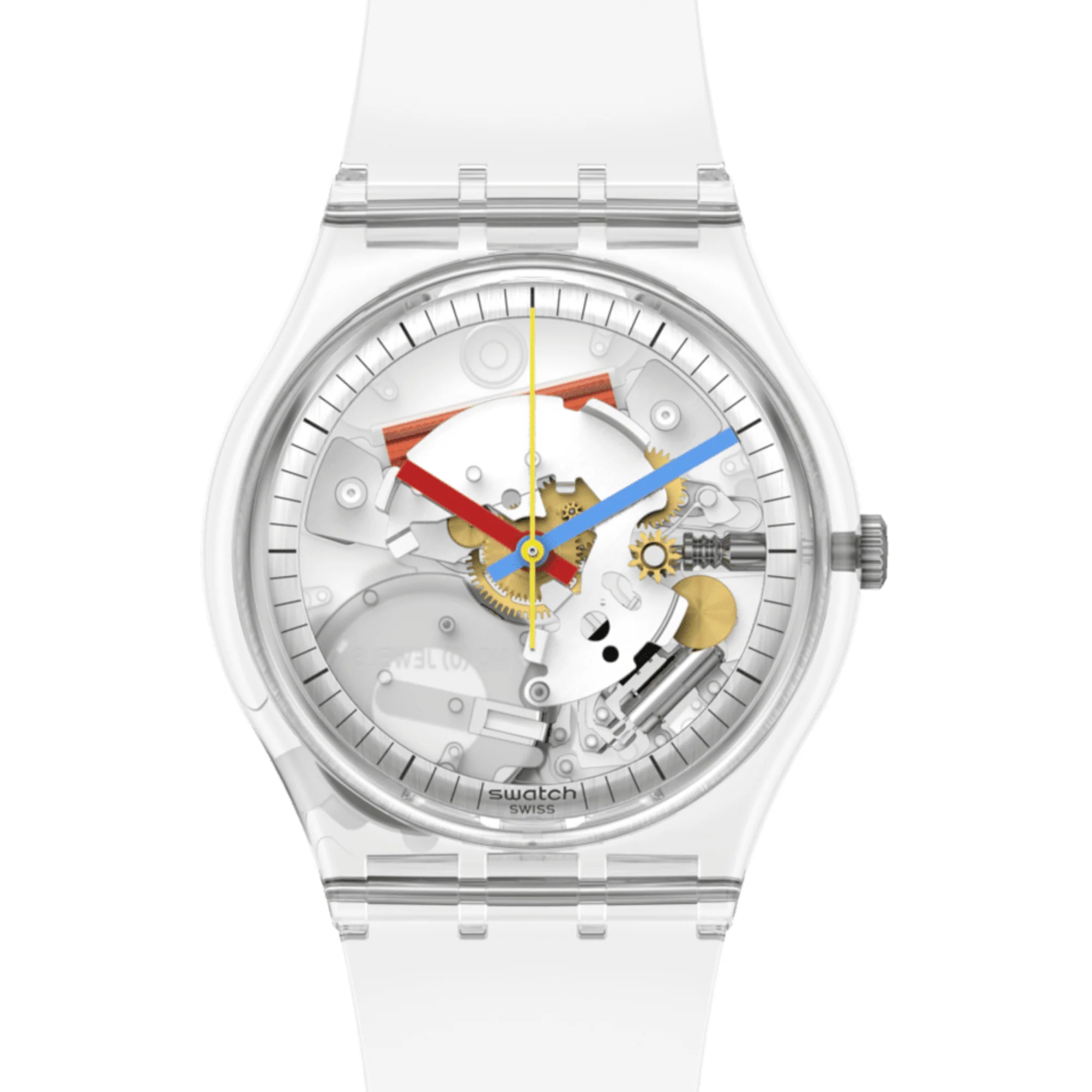 Swatch CLEARLY GENT Original Unisex Watch SO28K100-S06
