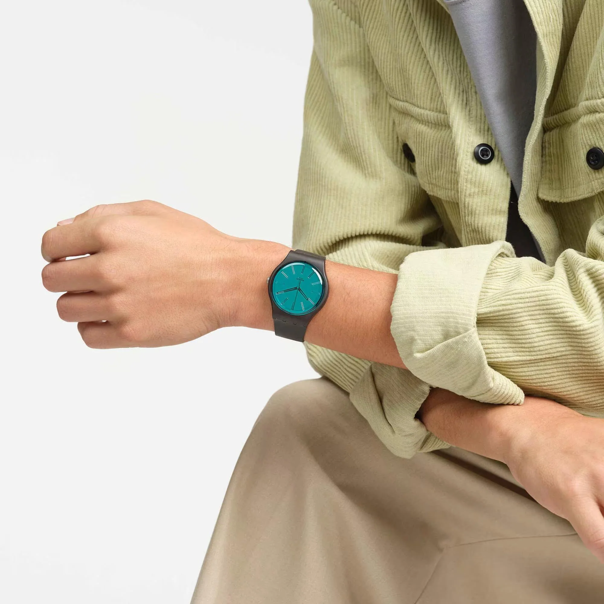Swatch Dark Duality Blue Dial Unisex Watch SO29C100 - Image 7