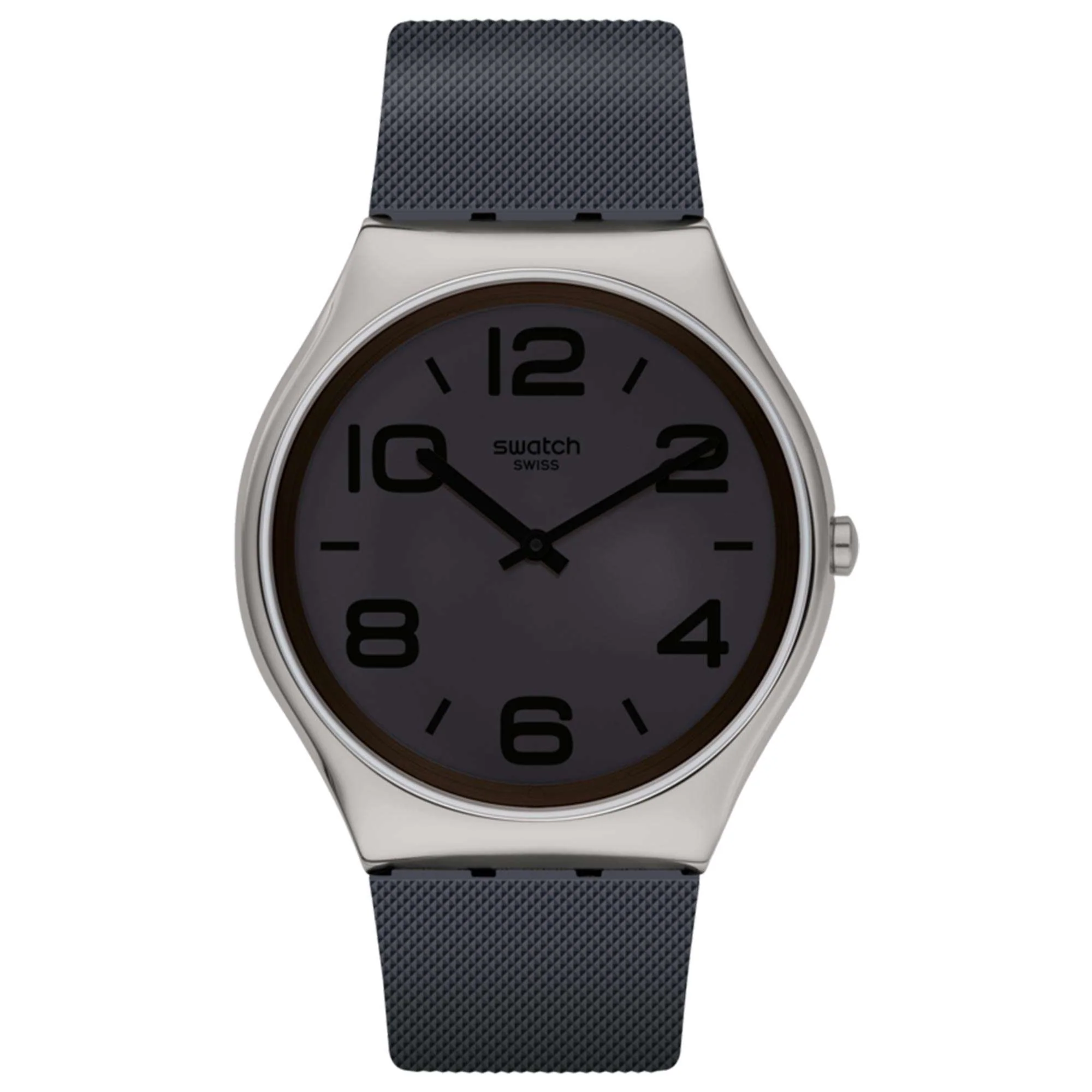 Swatch Day Trick Quartz Grey Dial Rubber Strap Unisex Watch SS07S110 - Image 6