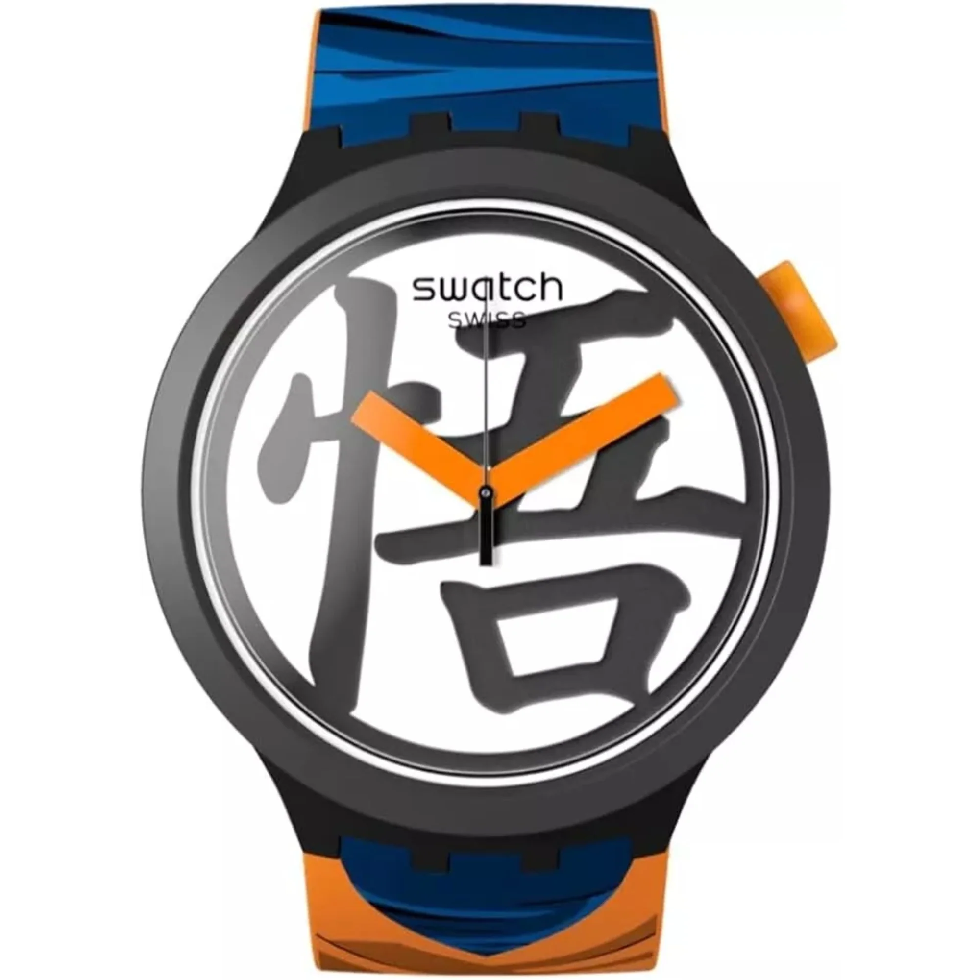 Swatch Dragon Ball X Goku White Dial Unisex Watch SB01Z101