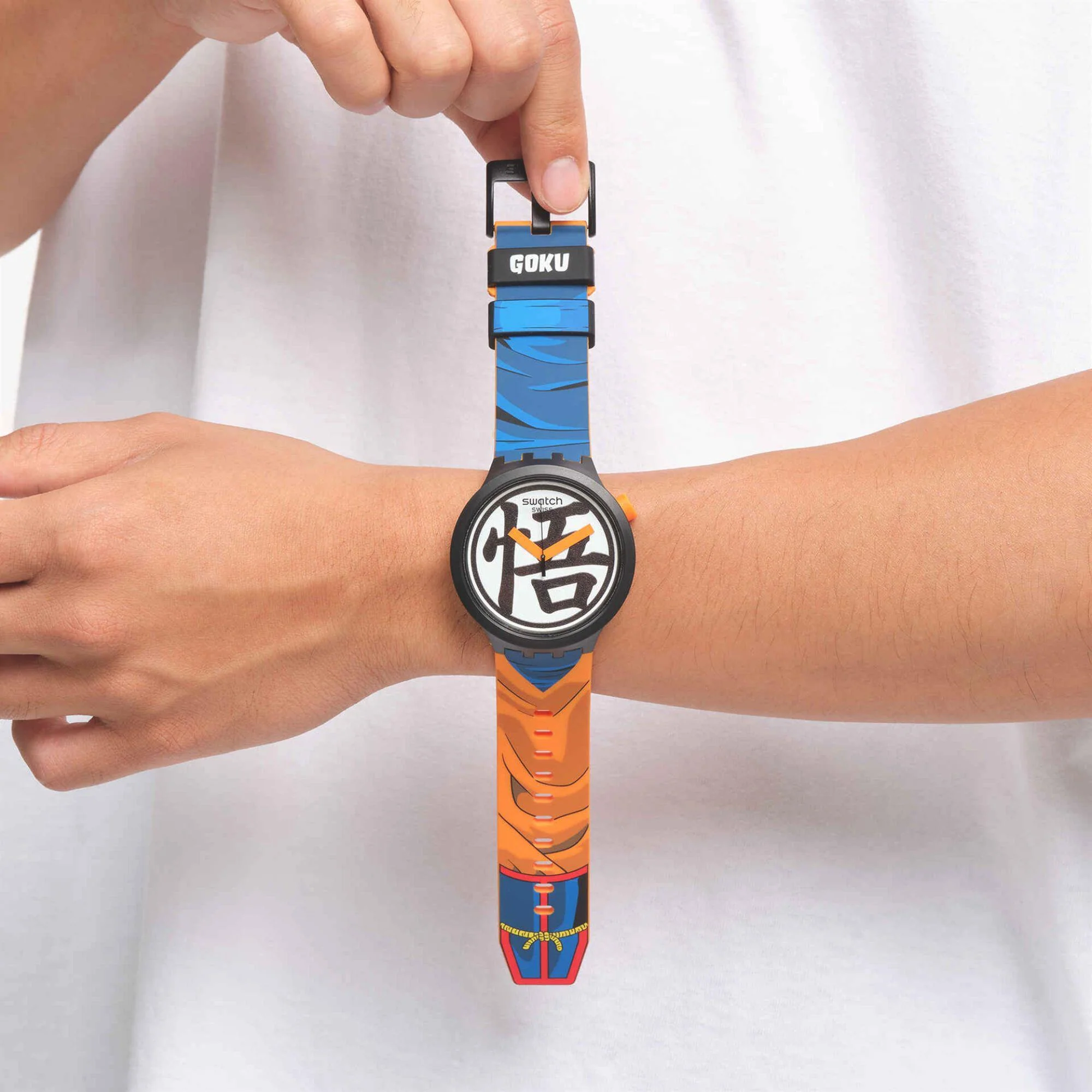 Swatch Dragon Ball X Goku White Dial Unisex Watch SB01Z101 - Image 14