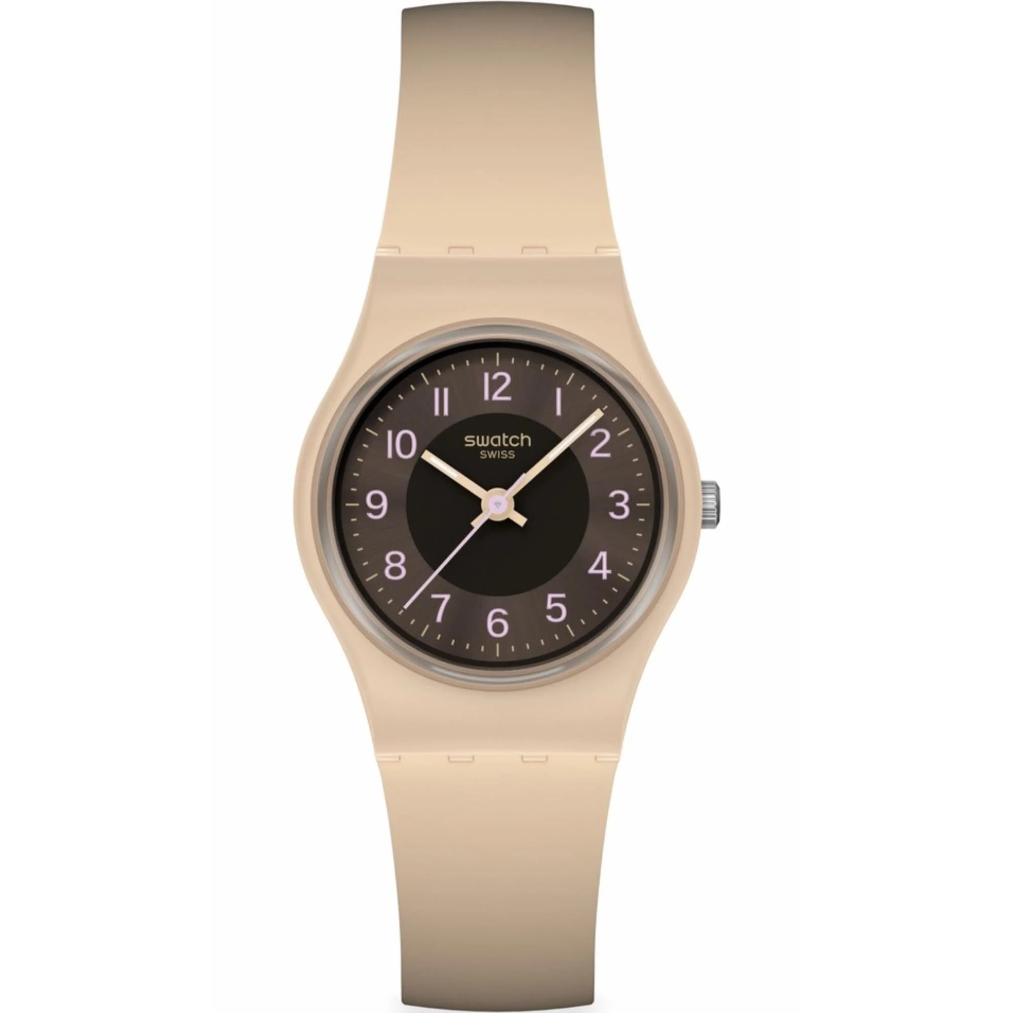 Swatch Espresso Charm Brown Dial Silicone Strap LT104 - Image 7