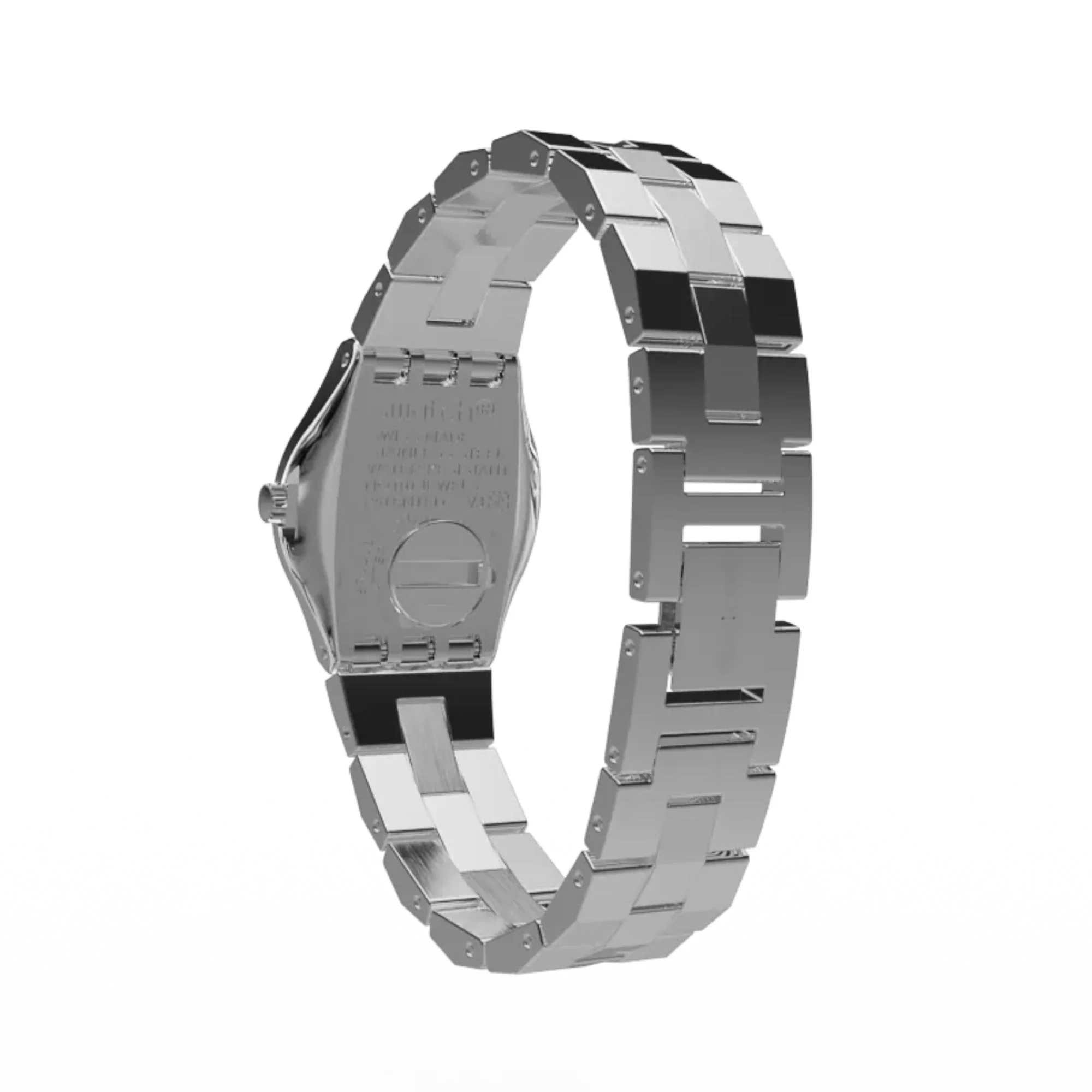 Swatch Gradino Quartz Silver Dial Stainless Steel Bracelet Ladies Watch YSS300G - Image 10