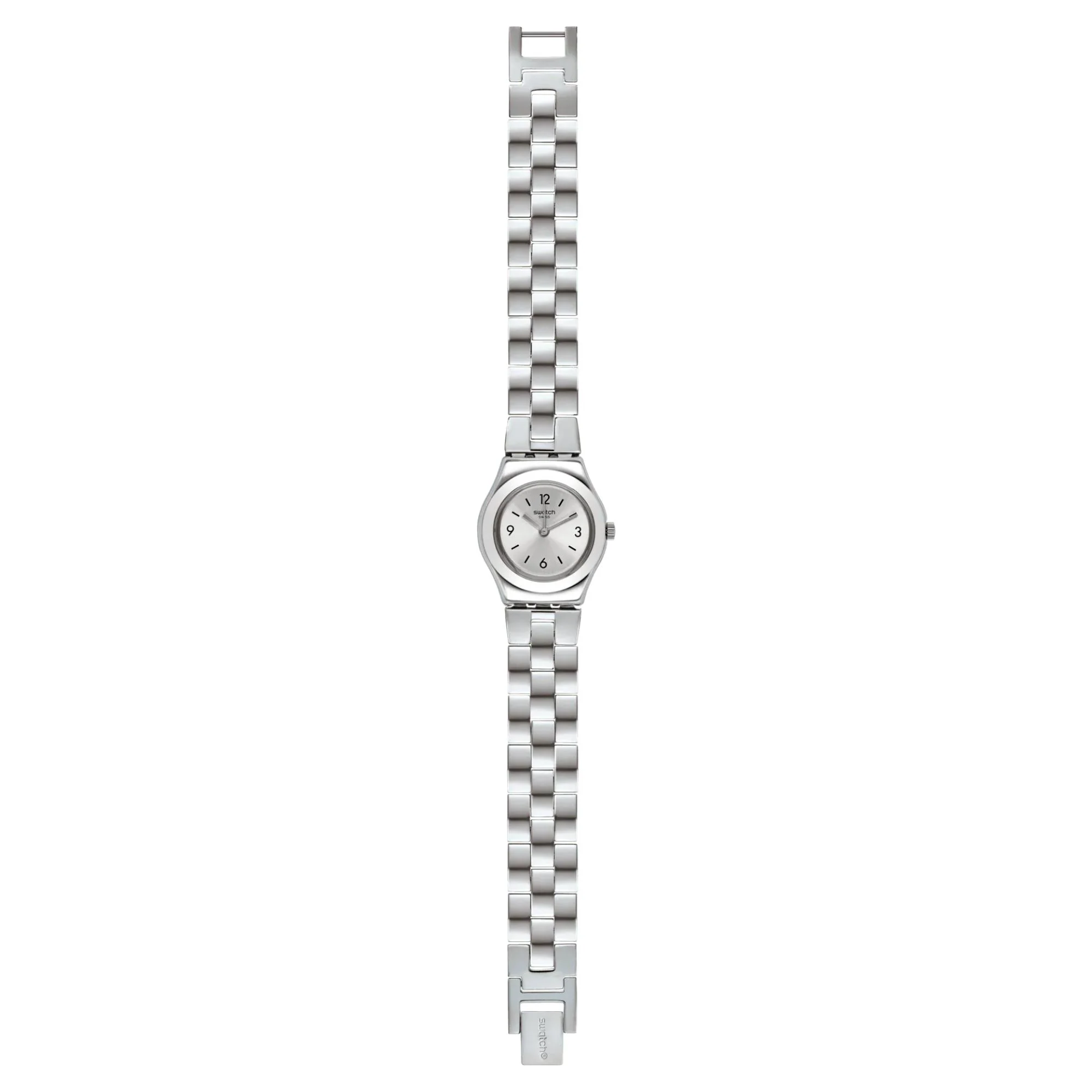 Swatch Gradino Quartz Silver Dial Stainless Steel Bracelet Ladies Watch YSS300G - Image 5