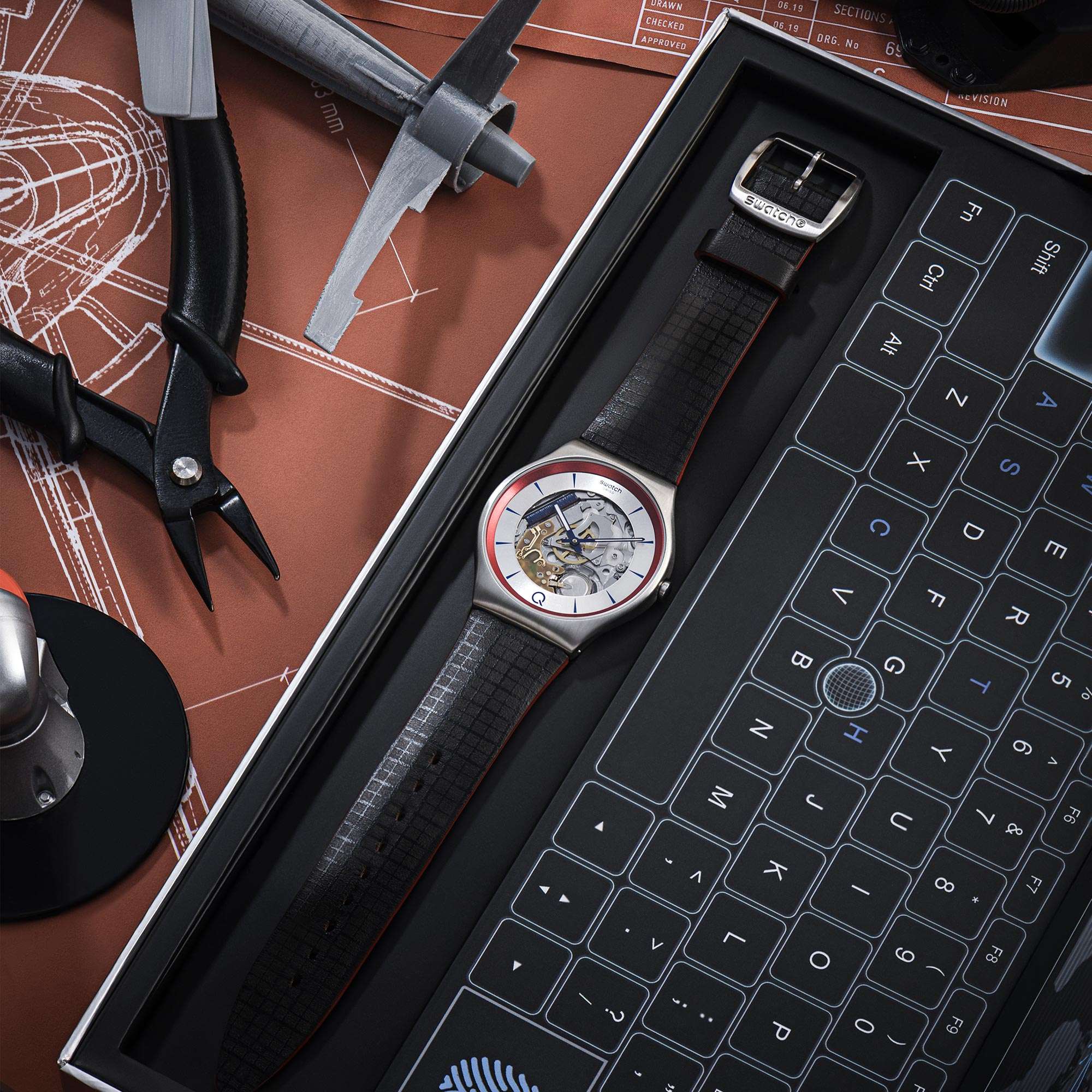 Swatch James Bond 2Q No Time To Die Limited Edition Grey Dial Men's Watch SS07Z102 - Image 8