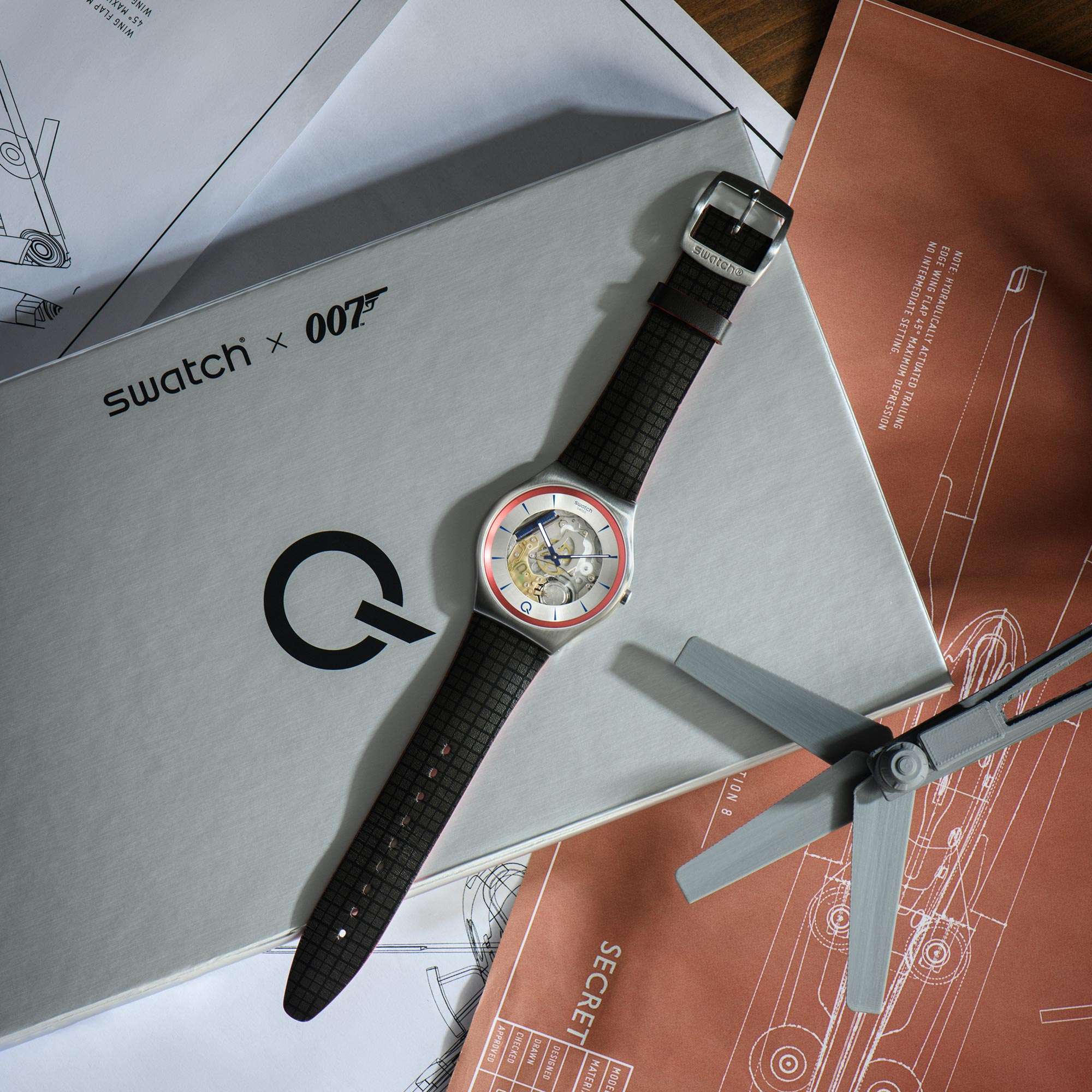 Swatch James Bond 2Q No Time To Die Limited Edition Grey Dial Men's Watch SS07Z102 - Image 9