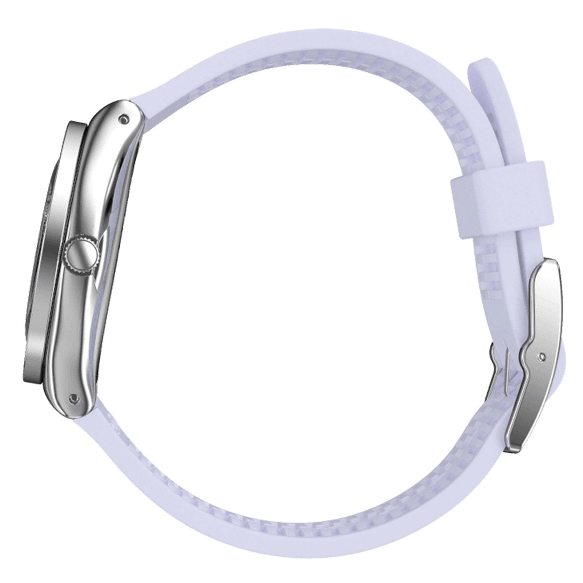 Swatch Lovely Lilac Quartz Purple Dial Silicone Strap Ladies Watch YLS216 - Image 3