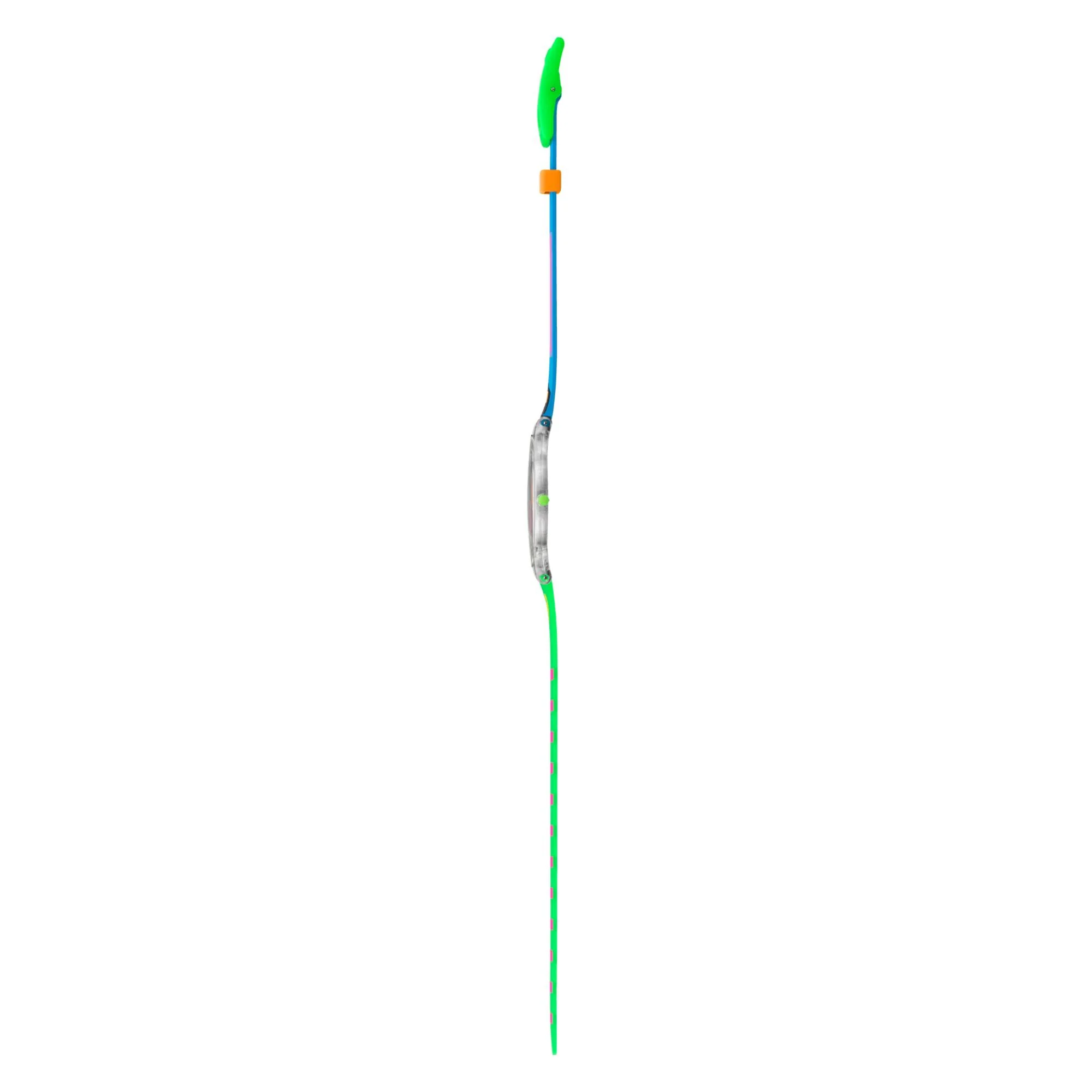Swatch Neon Hot Racer Multi-coloured Dial Transparent Silicone Strap Watch (34mm) SS08K119 - Image 4