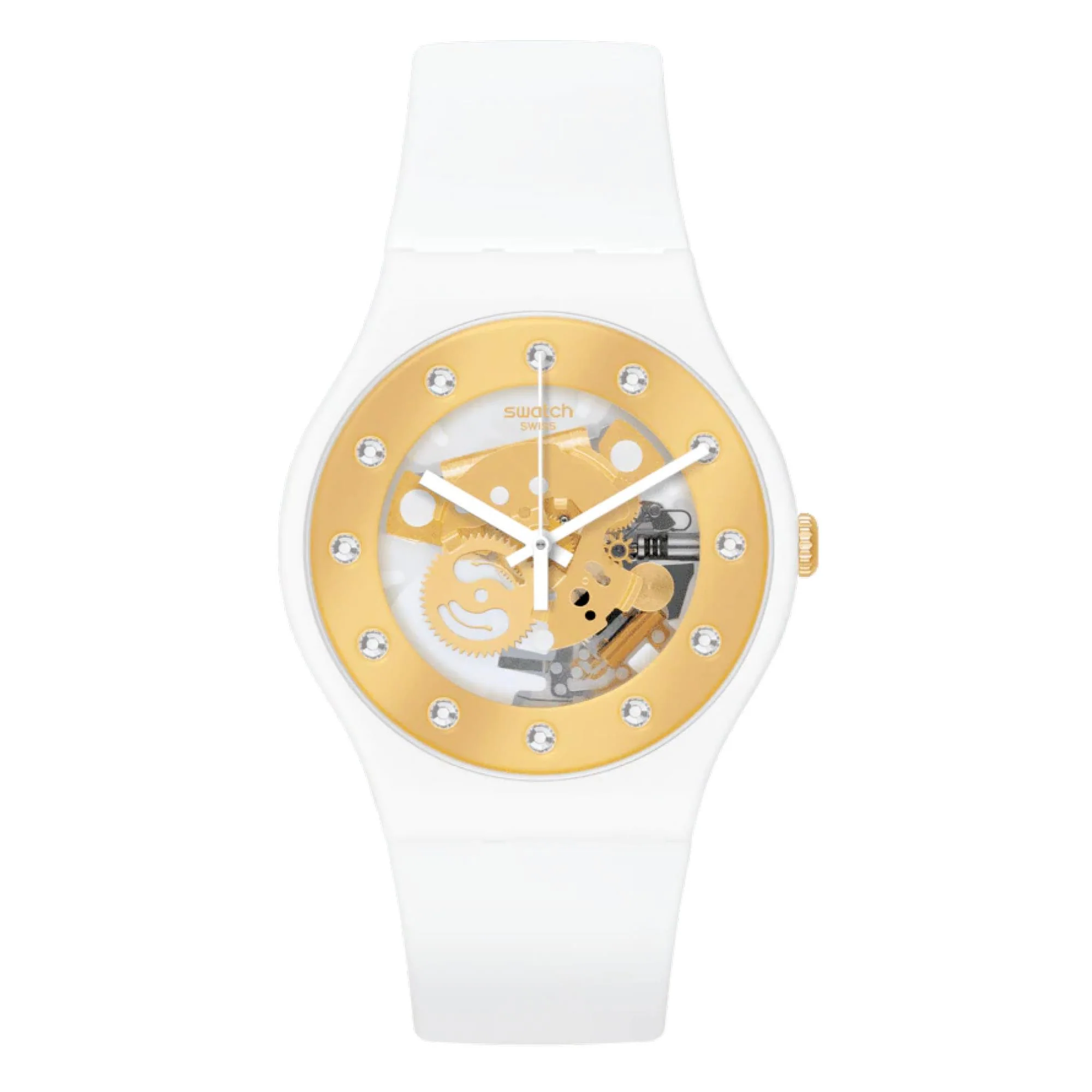 Swatch New Gent 'Sunray Glam' Quartz Ladies Watch SUOZ148 - Image 4