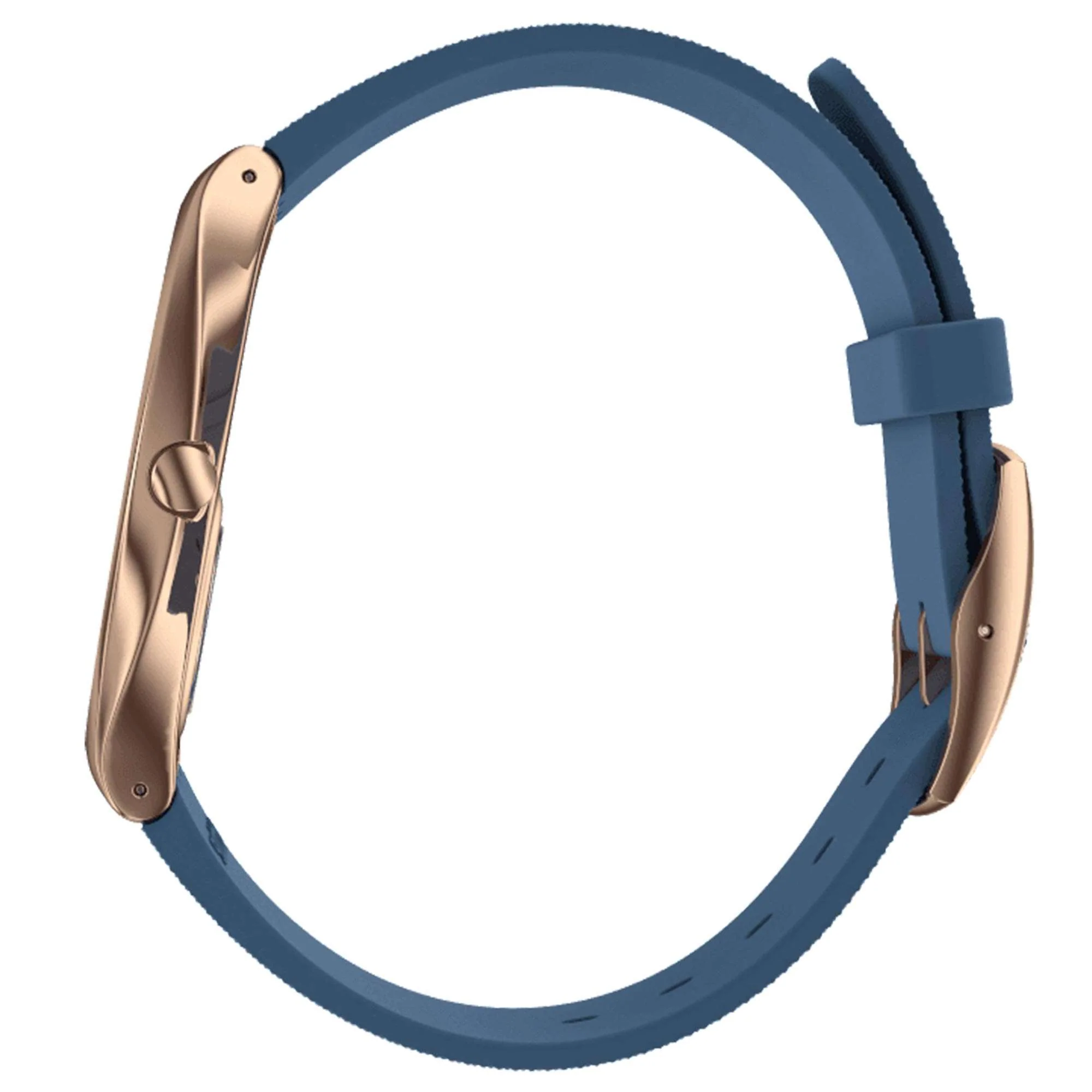 Swatch Night Trick Quartz Blue Dial Rubber Strap Unisex Watch SS07G101 - Image 3