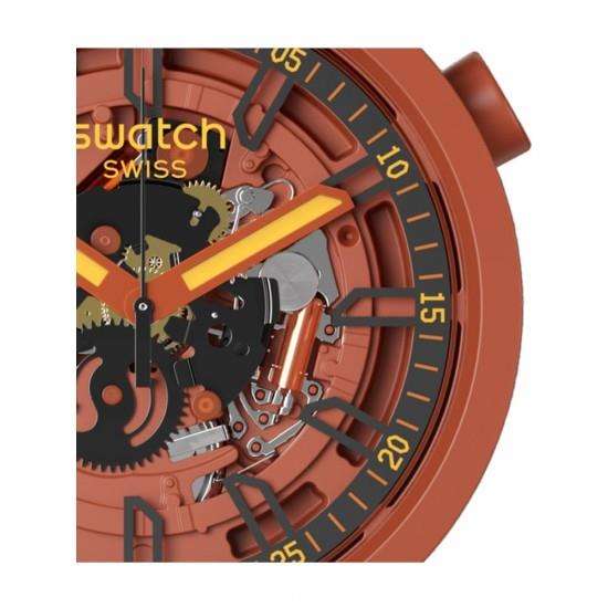 Swatch Big Bold Open Hearts Skeleton Dial Watch SB01R100 - Image 2