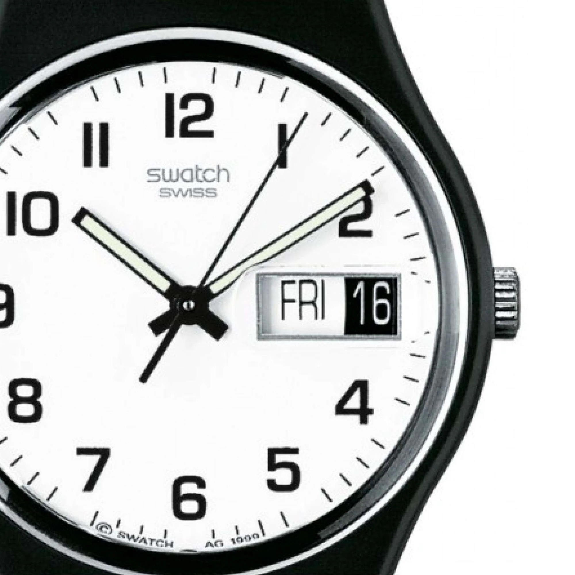 Swatch Original Gent Once Again White Unisex Watch GB743-S26 - Image 2
