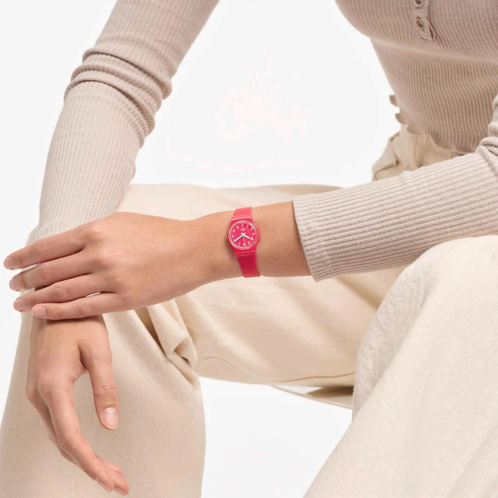 Swatch Original Lady Back To Pink Berry Ladies Watch LR123C - Image 10