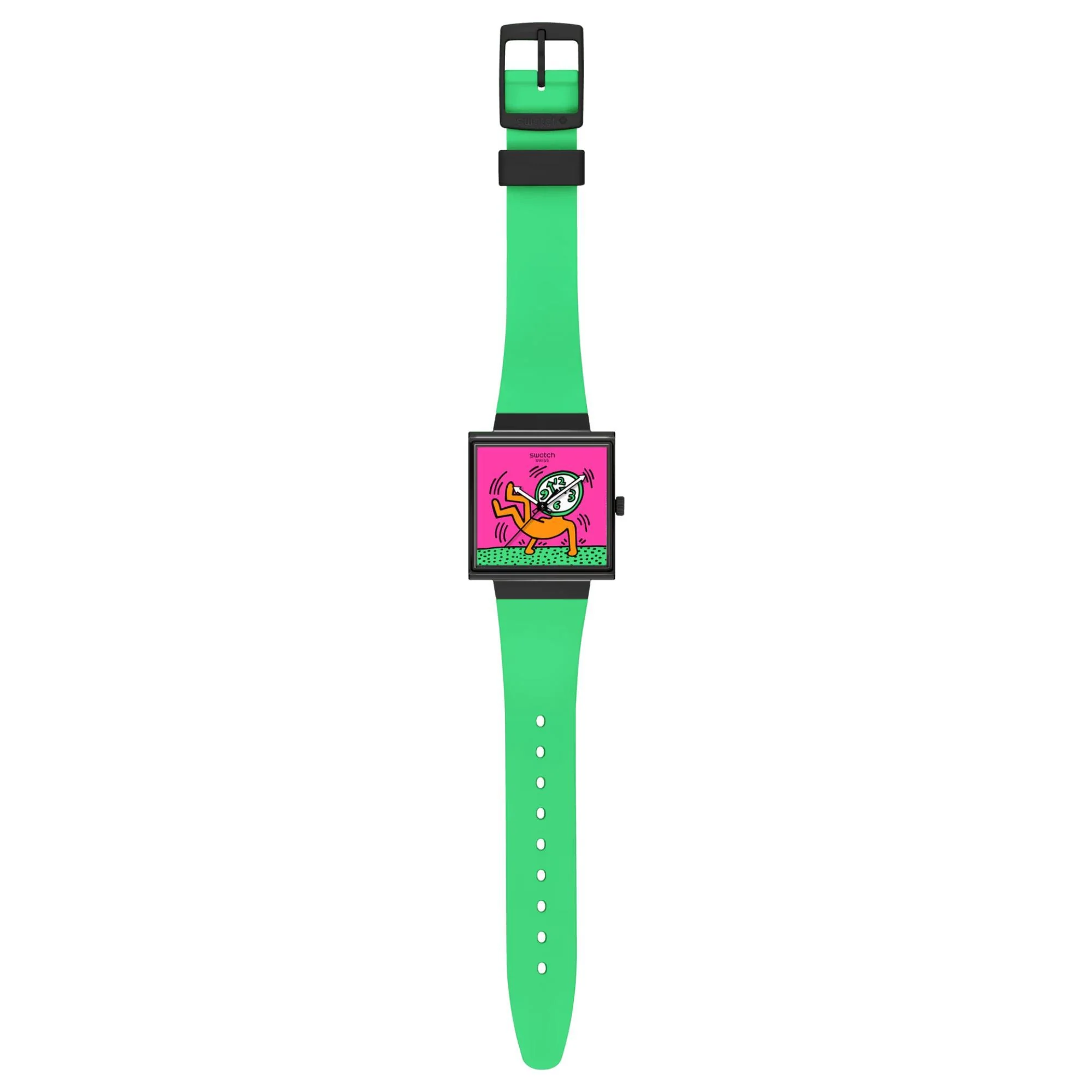 Swatch Break Free Breaks Off Pink Dial Silicone Strap Women’s Watch SO34Z102 - Image 12