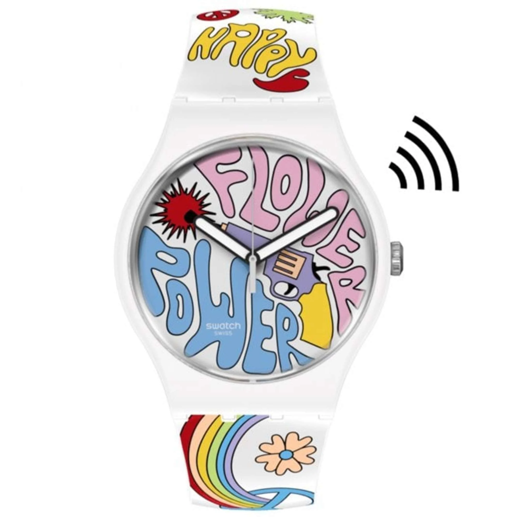 Swatch PEACEPAY! New Gent Watch SO32W108-5300 - Image 3