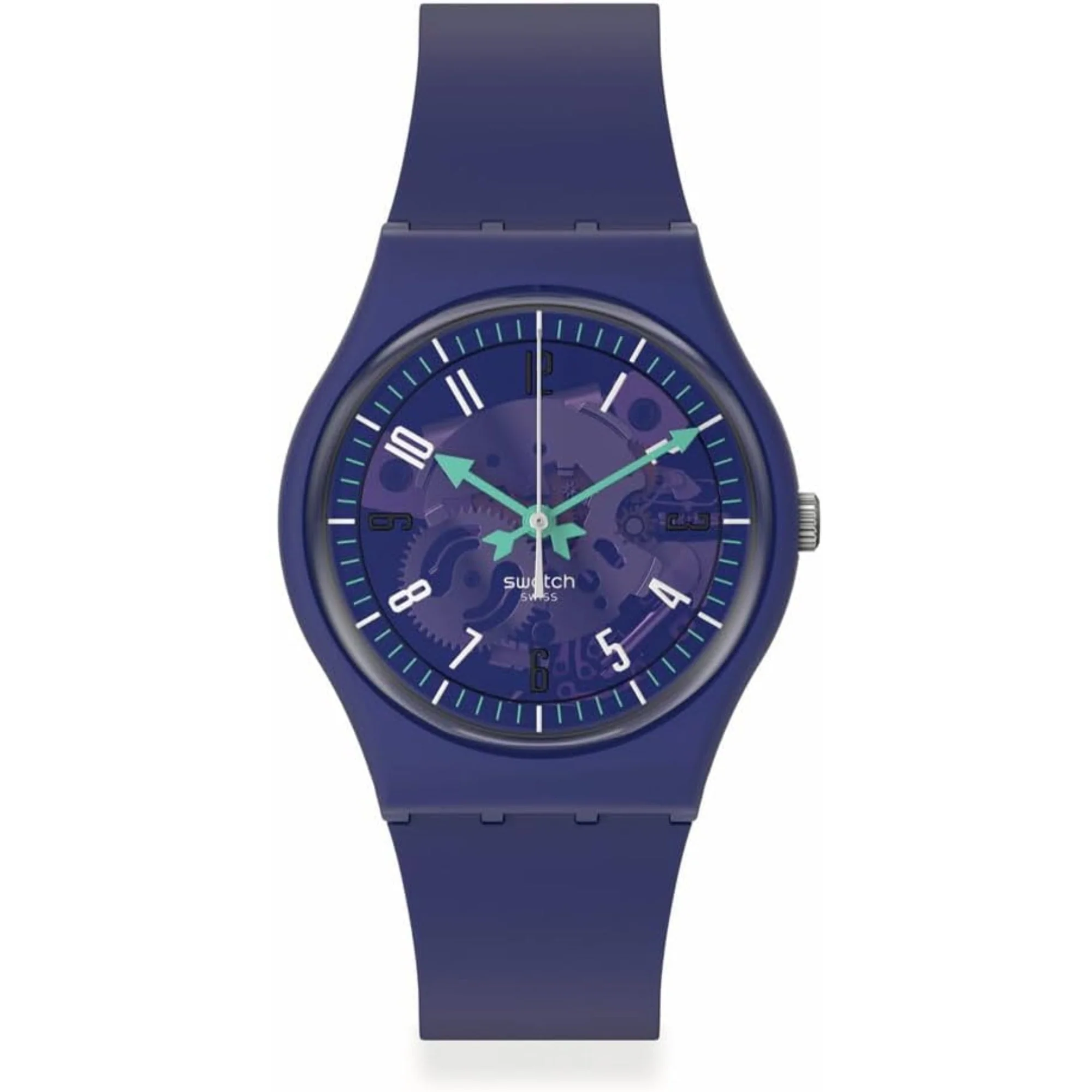 Swatch PHOTONIC PURPLE Purple Silicone Strap Purple Dial Bio-Sourced Case Unisex Watch SO28V102 - Image 6