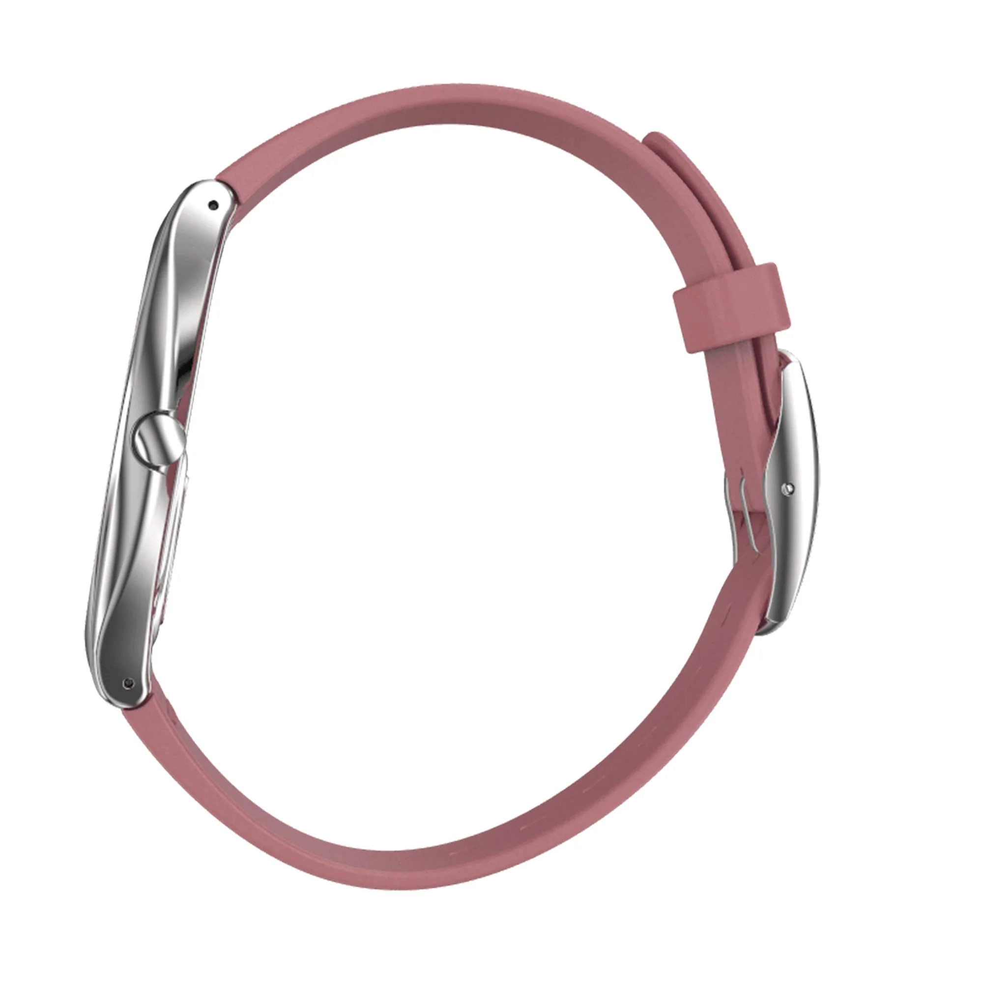 Swatch Skin Irony Rose Moire Quartz Pink Dial Pink Silicone Strap Ladies Watch SYXS135 - Image 12
